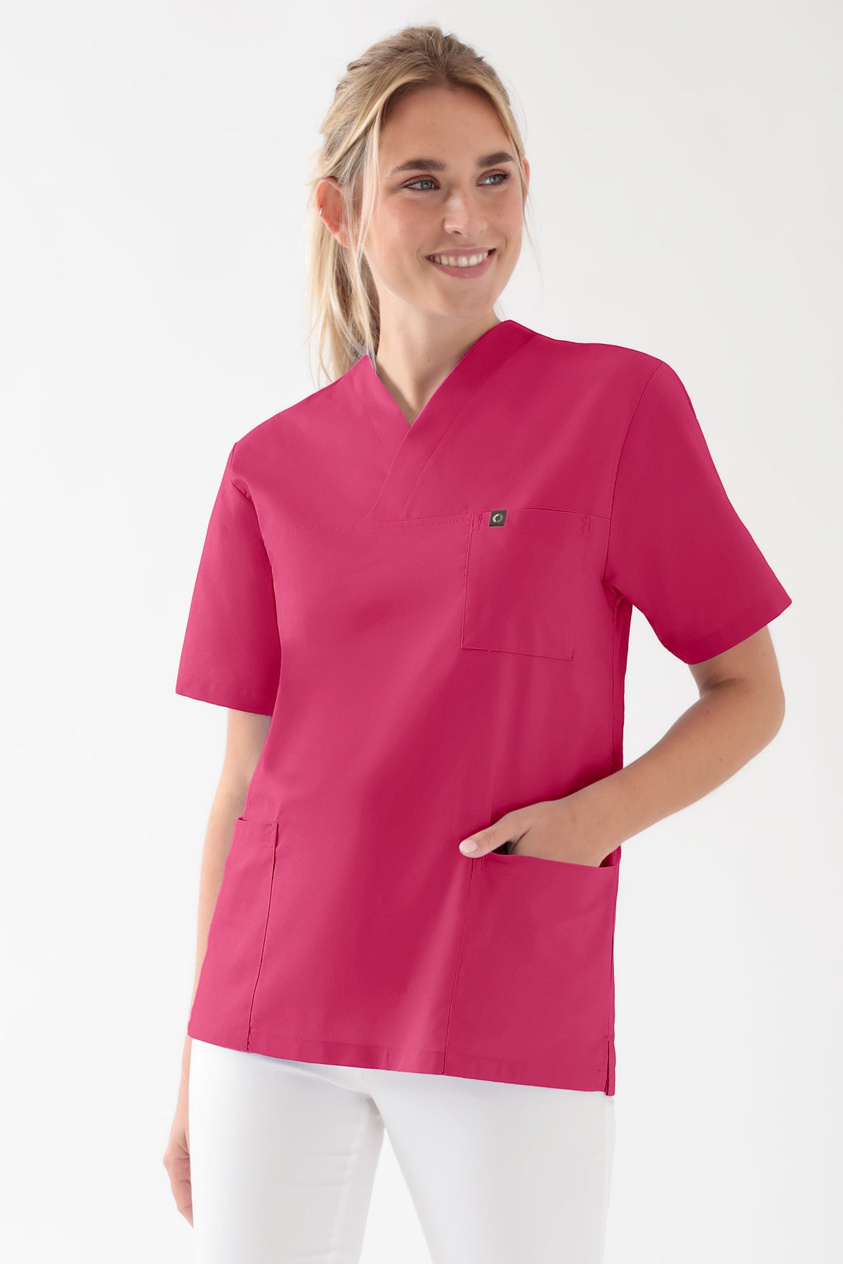 Baumwolle Schlupfkasack Unisex - Doppelpack pink