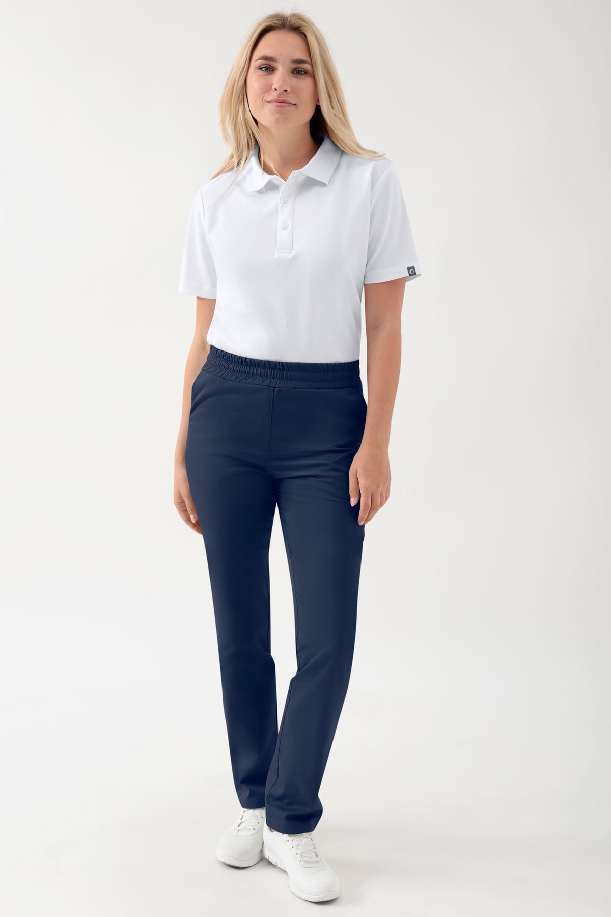 GREEN Stretch Hose Unisex - Rundumgummibund navy