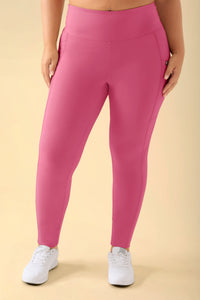 KAERE Leggings Damen - super elastisch rosenholz