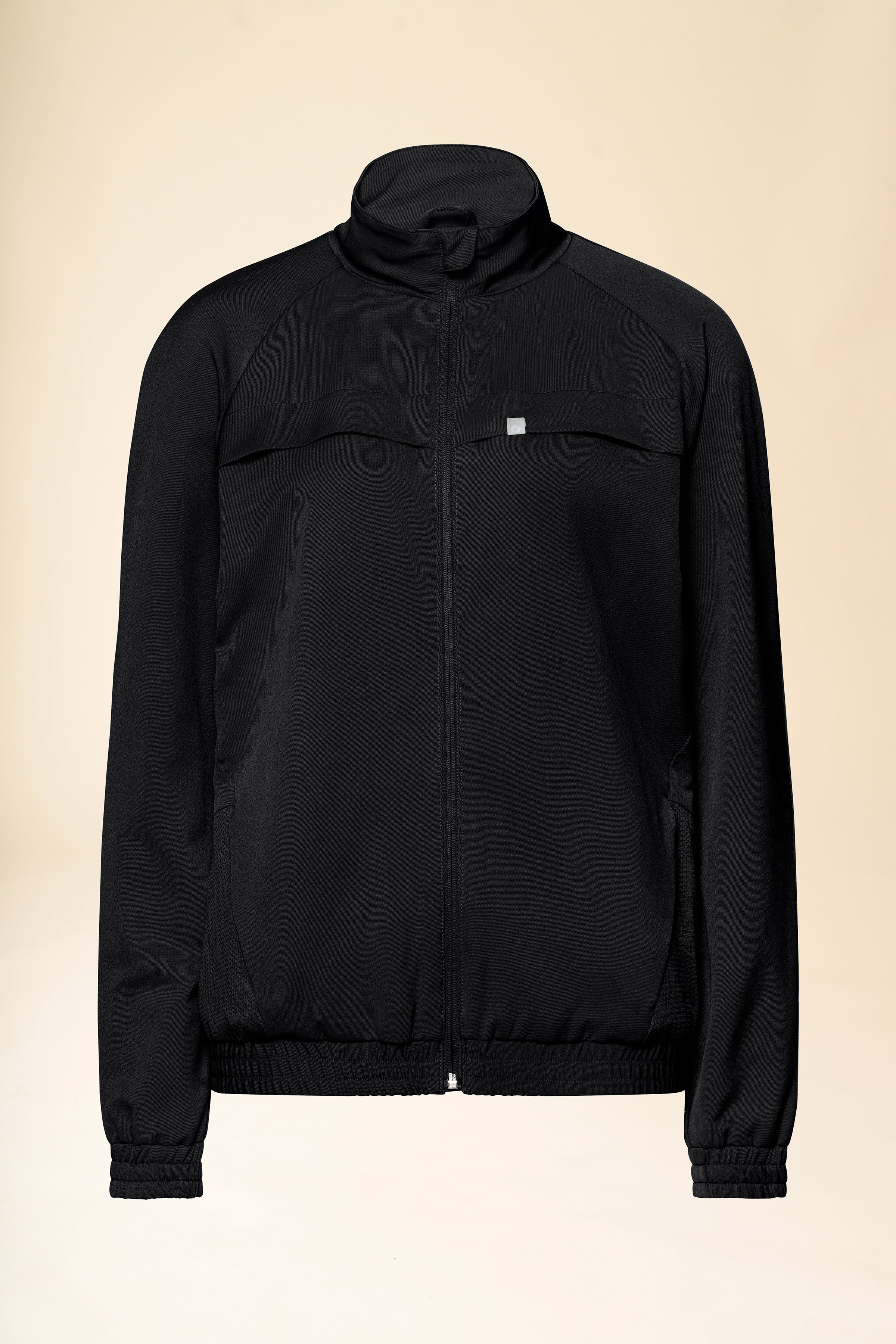 KAERE Blousonjacke Damen - mit elastischen Bündchen schwarz, Vorderansicht