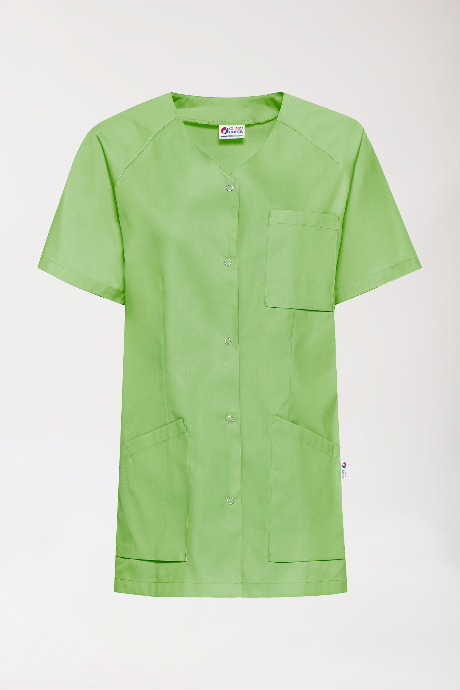 CORE Kasack Damen - durchgeknöpft apfelgrün