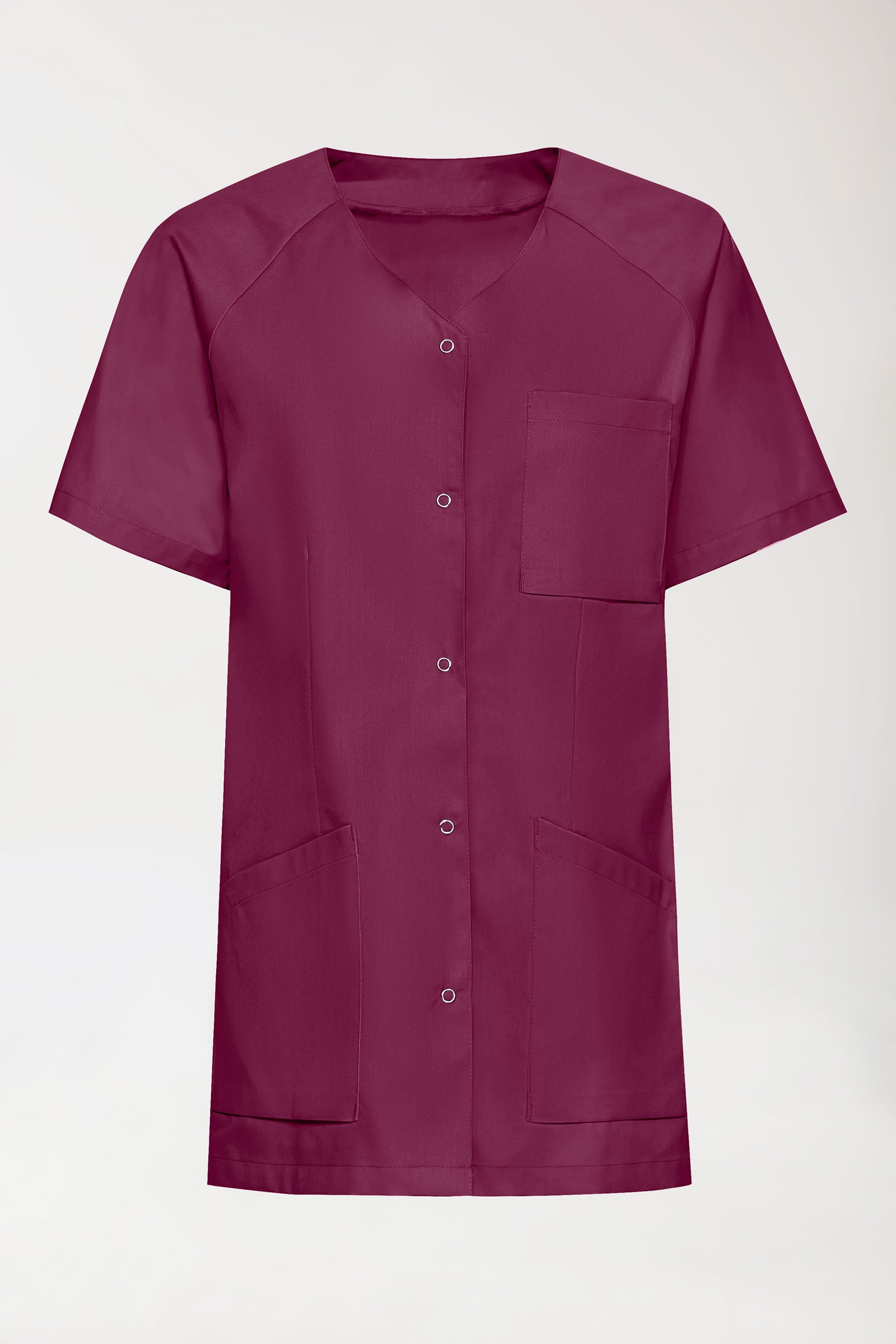 DER Kasack-Kasack Damen - durchgeknöpft berry