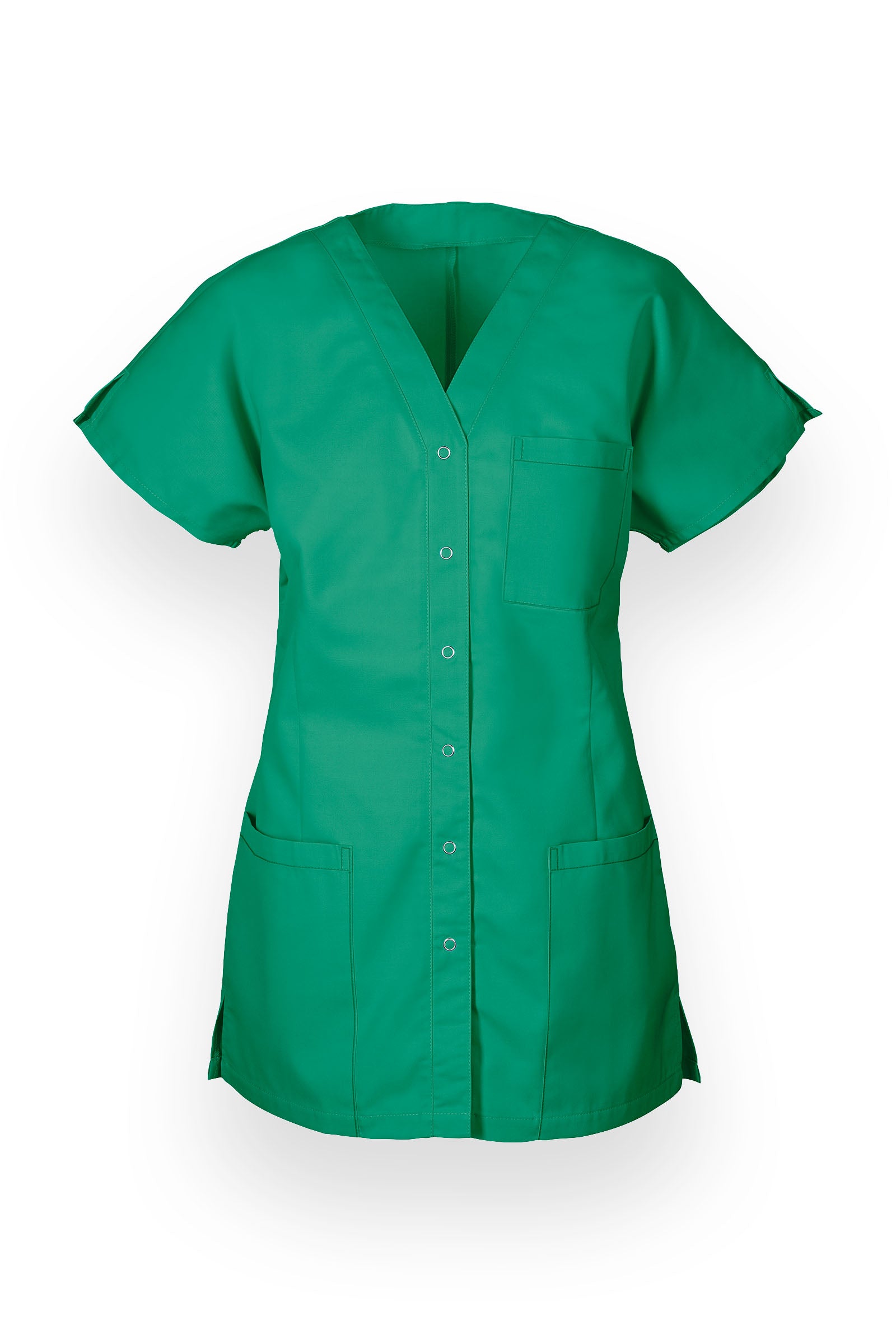 Kasack Damen - durchgeknöpft irischgrün