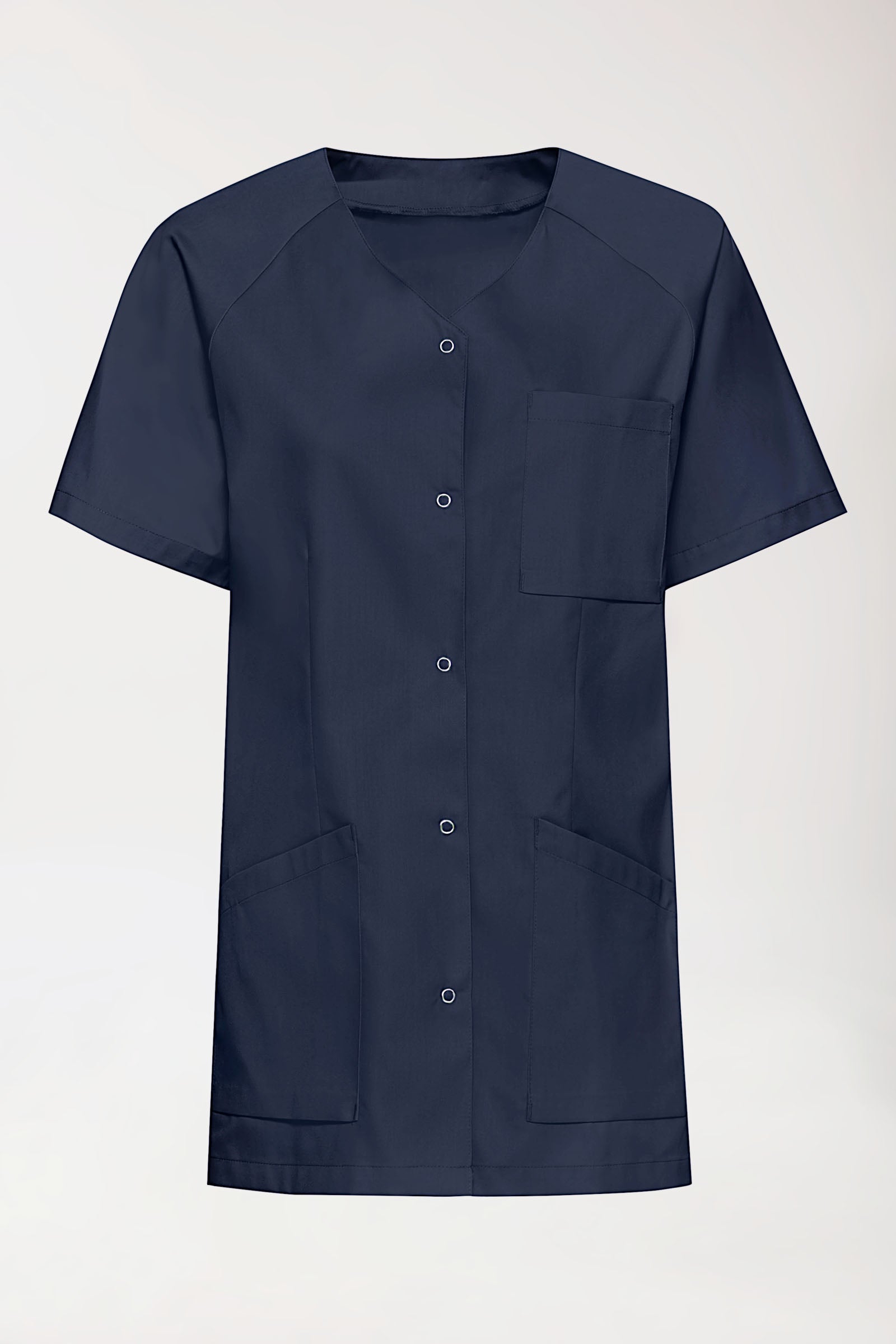 DER Kasack-Kasack Damen - durchgeknöpft navy