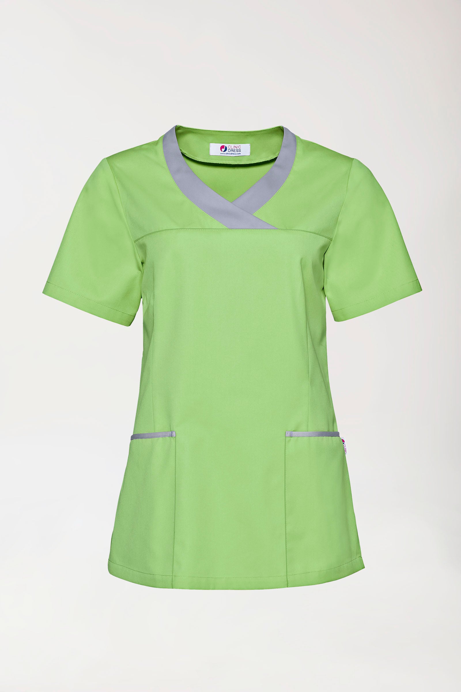 CORE Schlupfkasack Damen apfelgrün/grau