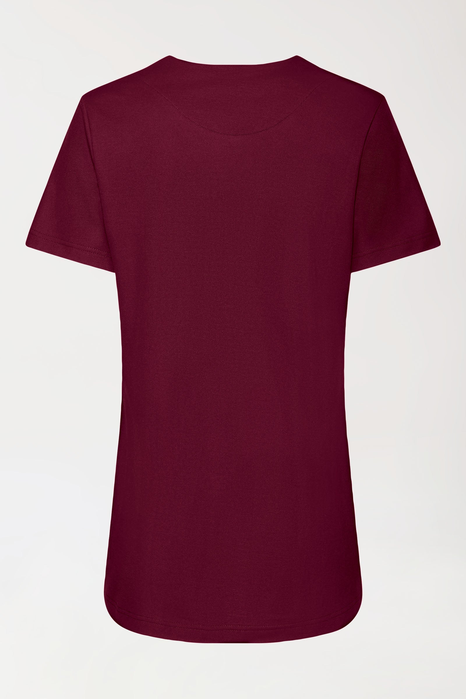 COMFY FLEX Stretch Schlupfkasack Damen - Herzausschnitt bordeaux, Vorderansicht