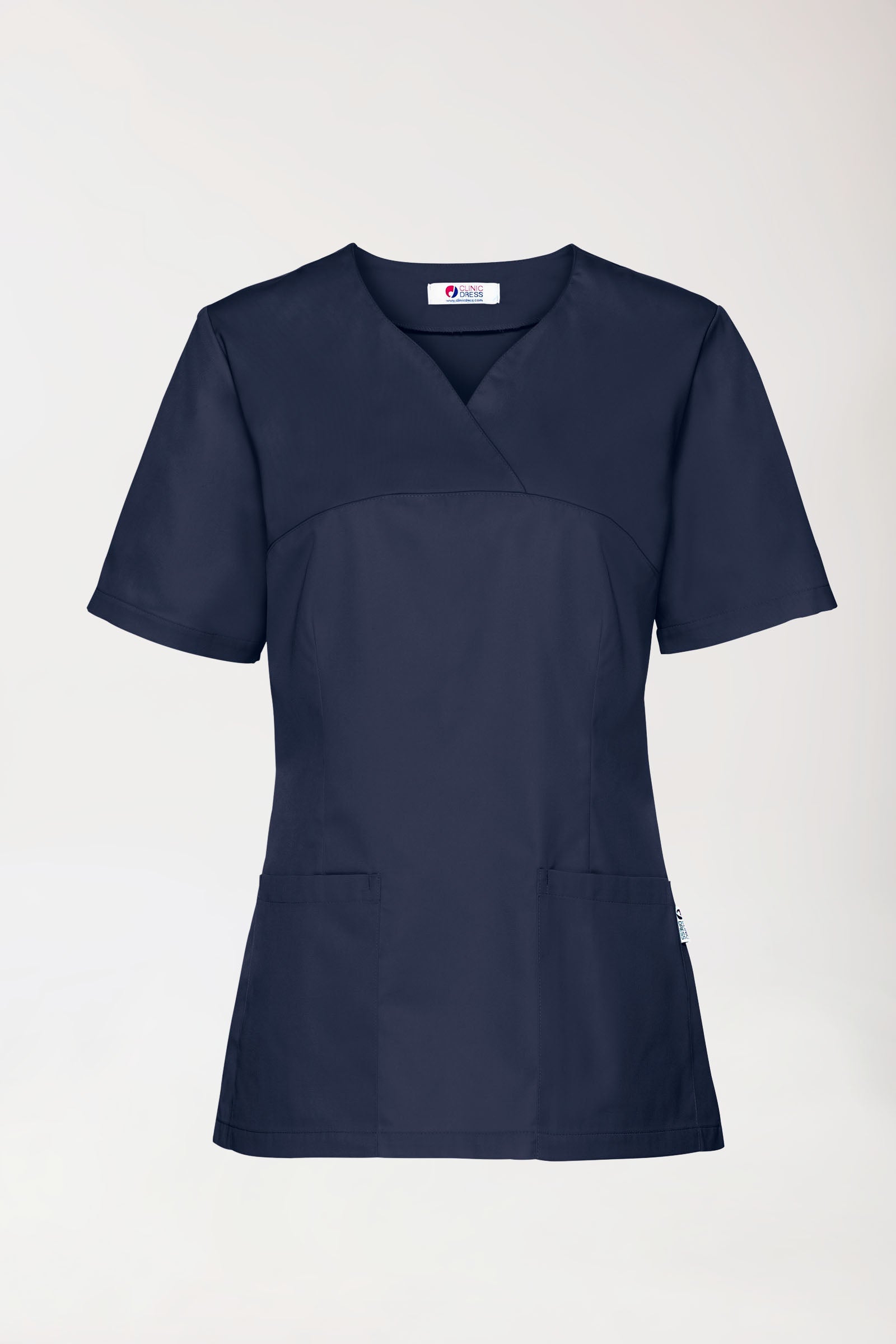 CORE Schlupfkasack Damen - Herzausschnitt navy