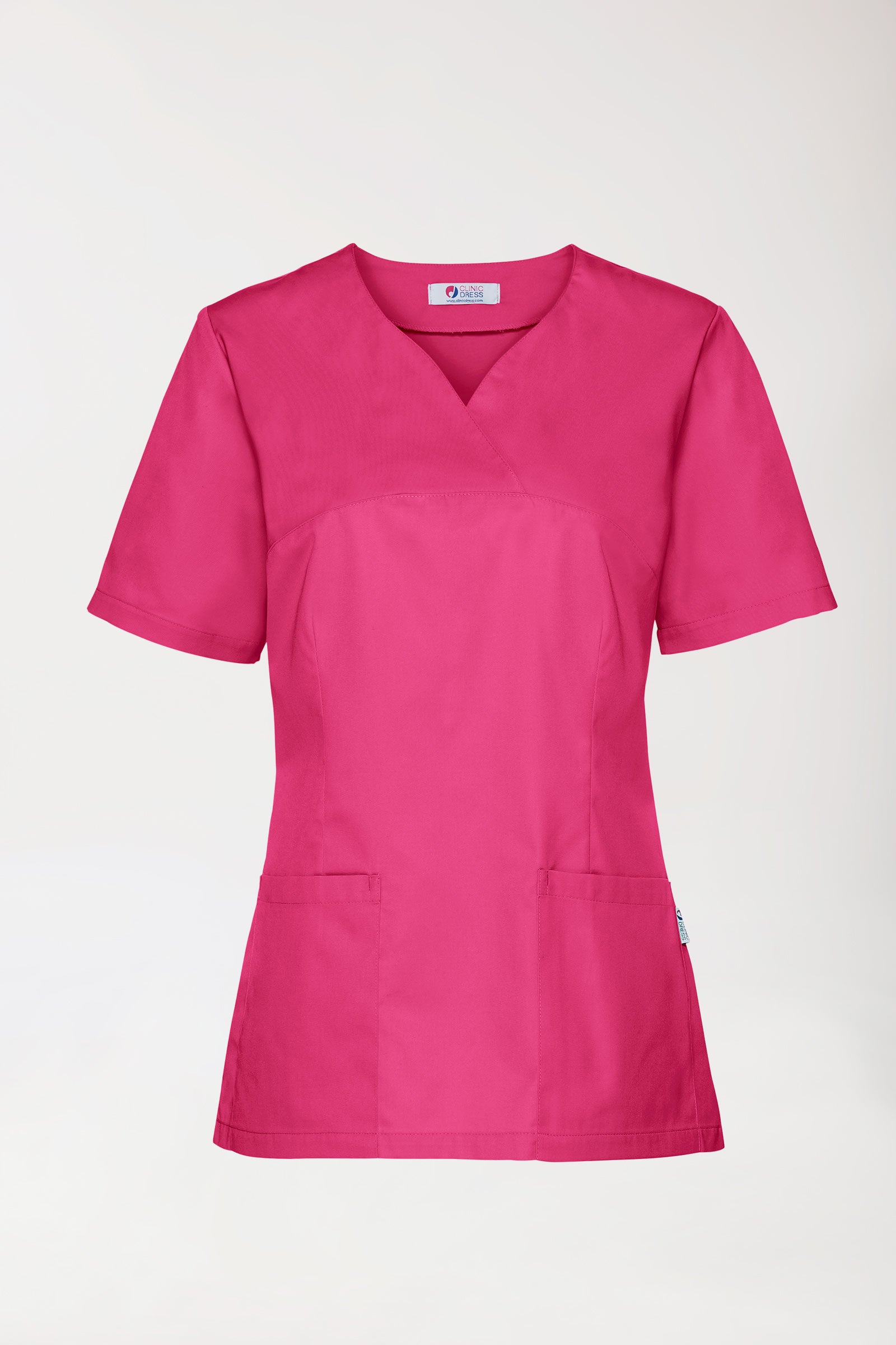 CORE Schlupfkasack Damen - Herzausschnitt pink