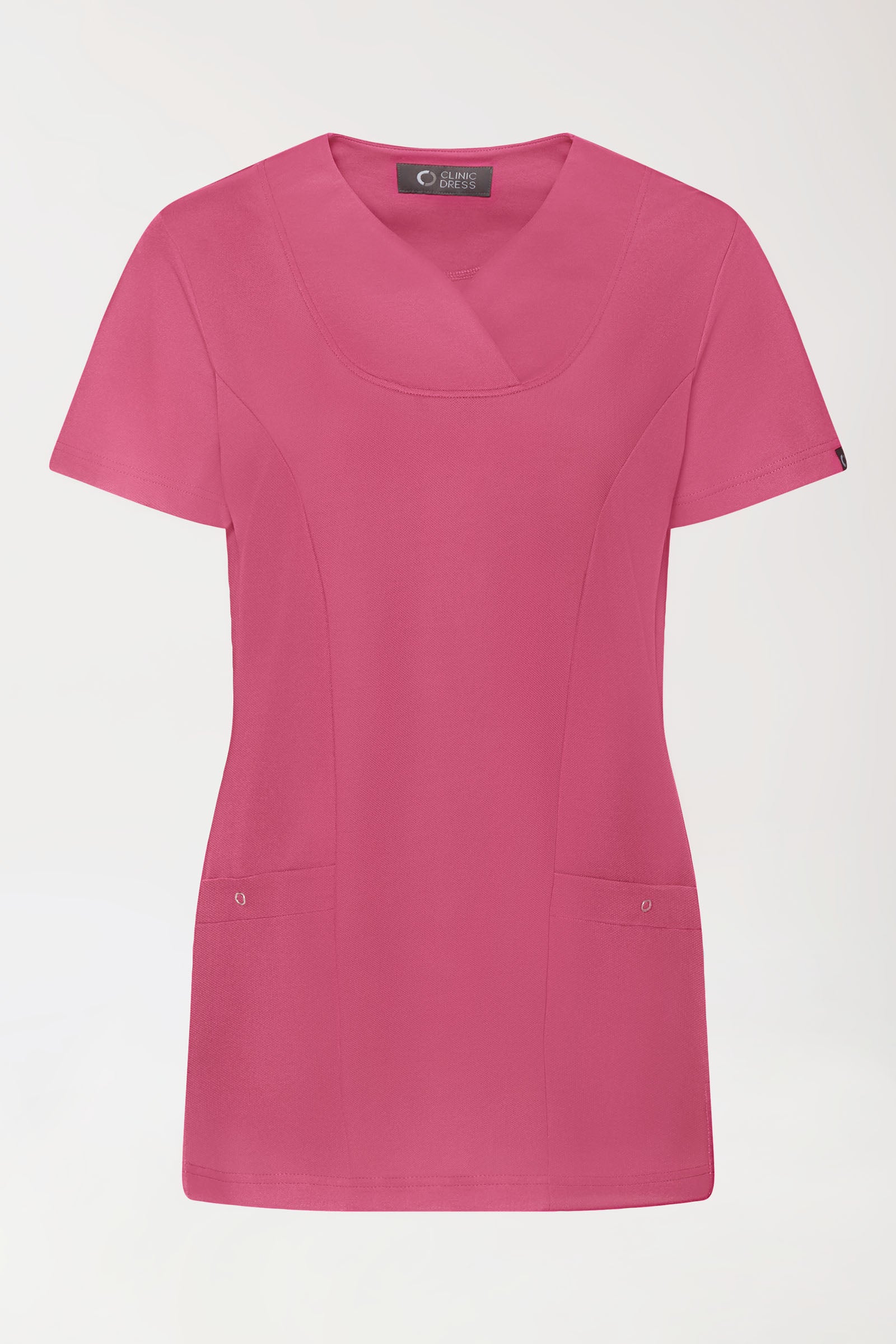 COMFY FLEX Stretch Schlupfkasack Damen - Herzausschnitt rosenholz