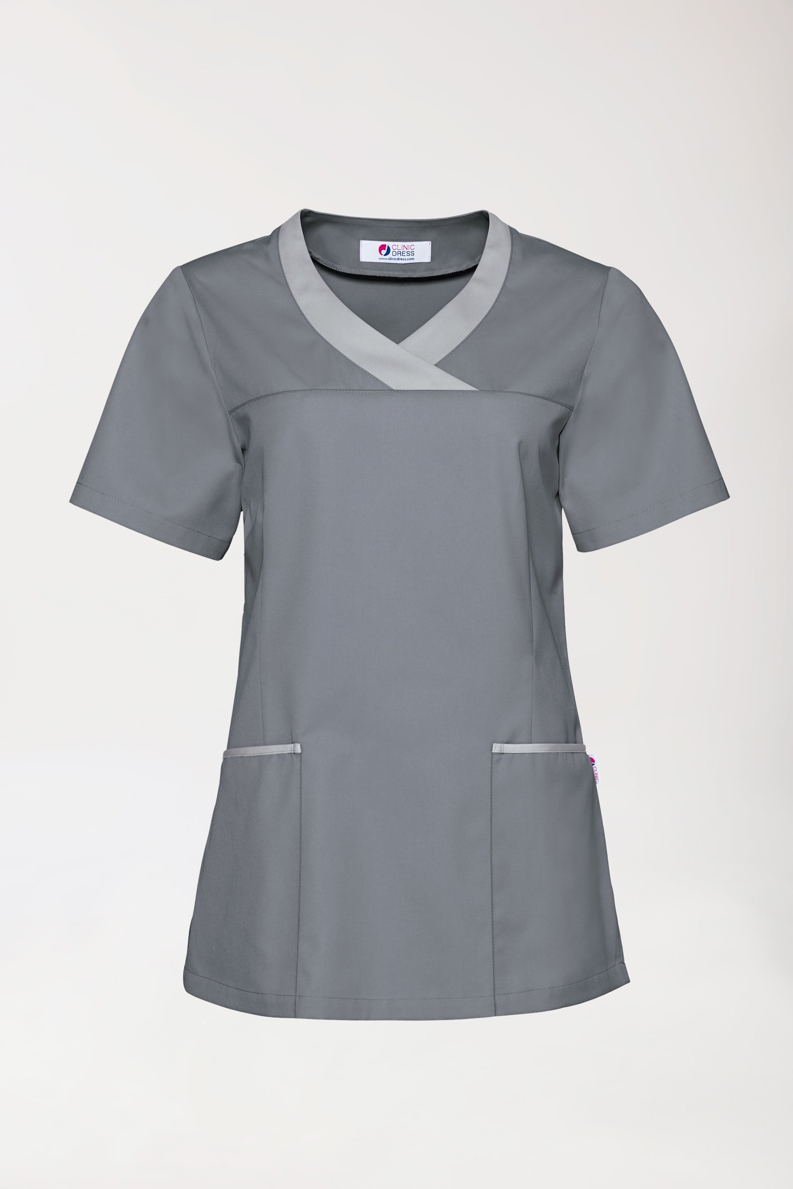 CORE Schlupfkasack Damen steingrau/grau