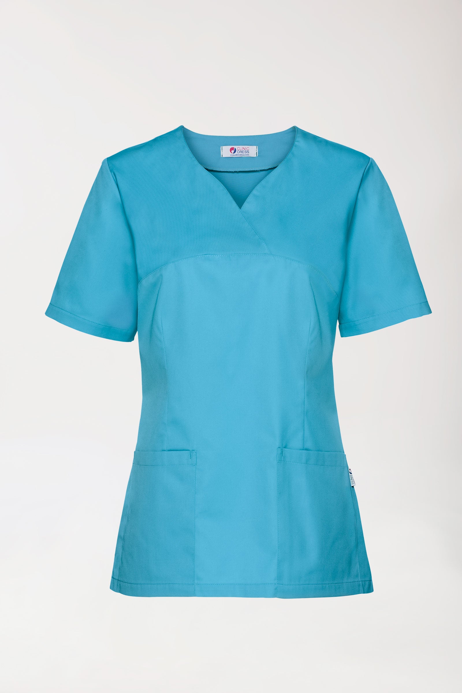 CORE Schlupfkasack Damen - Herzausschnitt türkis