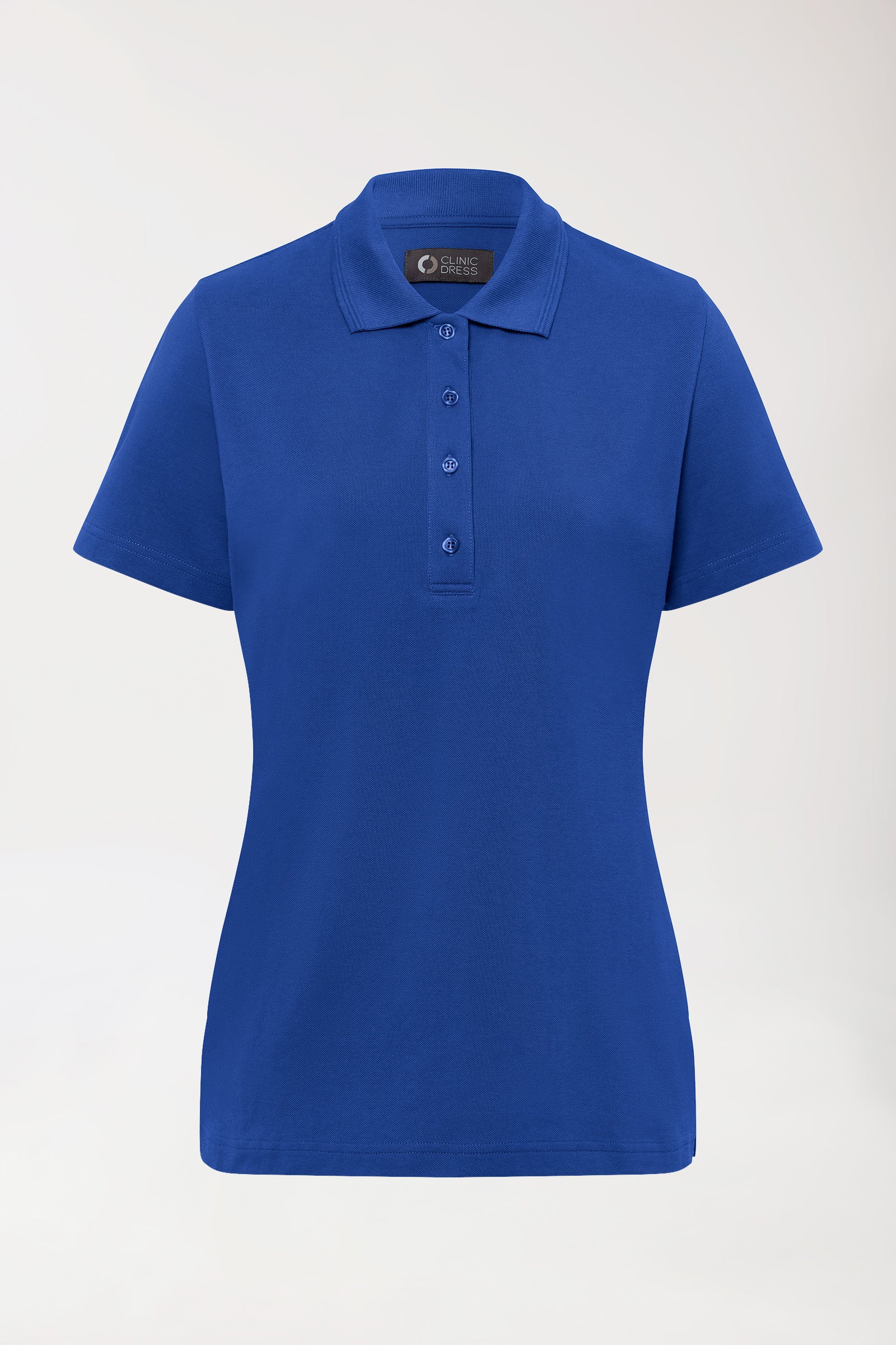 COMFY FLEX Stretch Shirt Damen - Polokragen königsblau