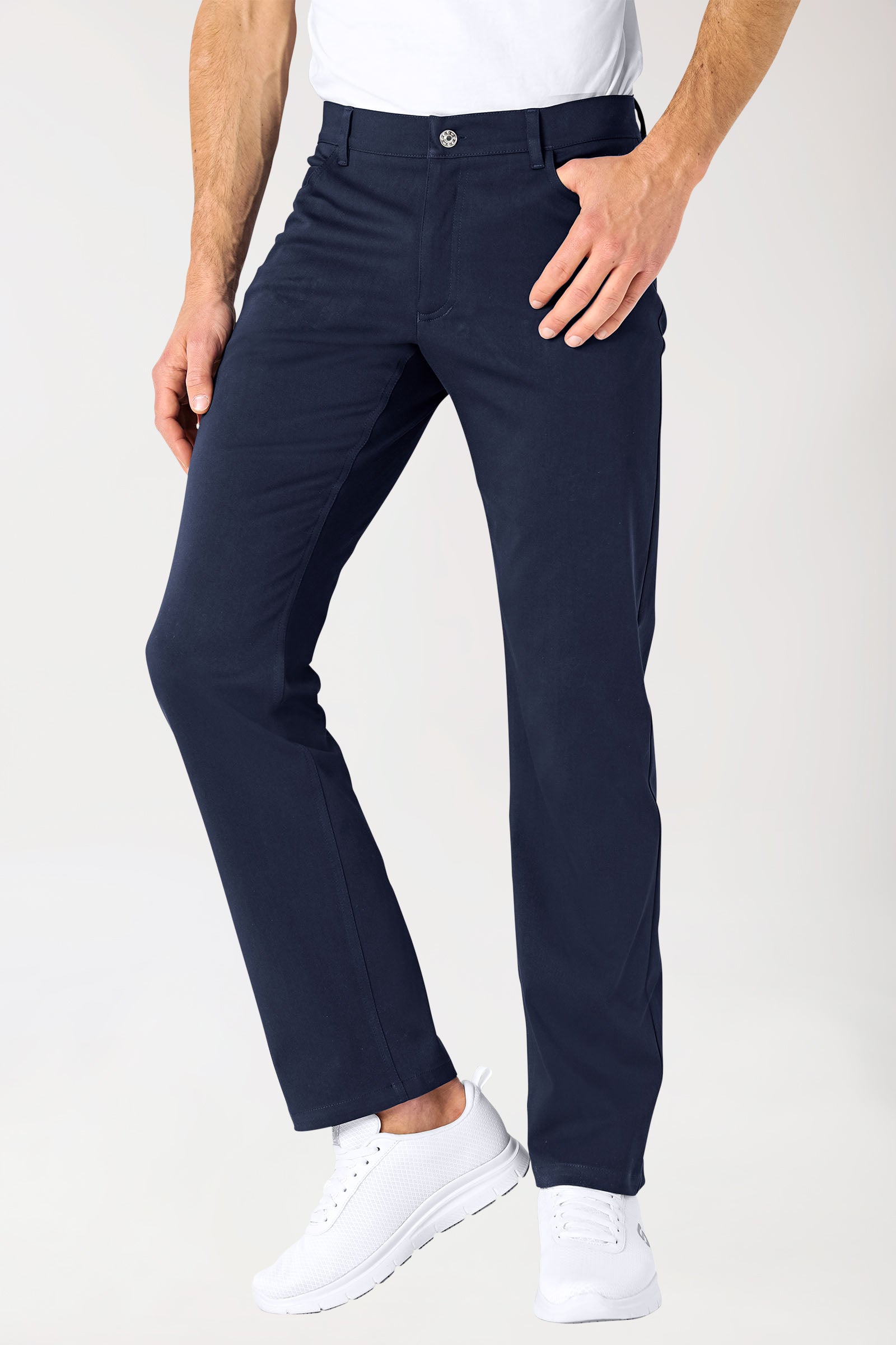 COMFY FLEX 5-Pocket Hose Herren - gerades Bein navy