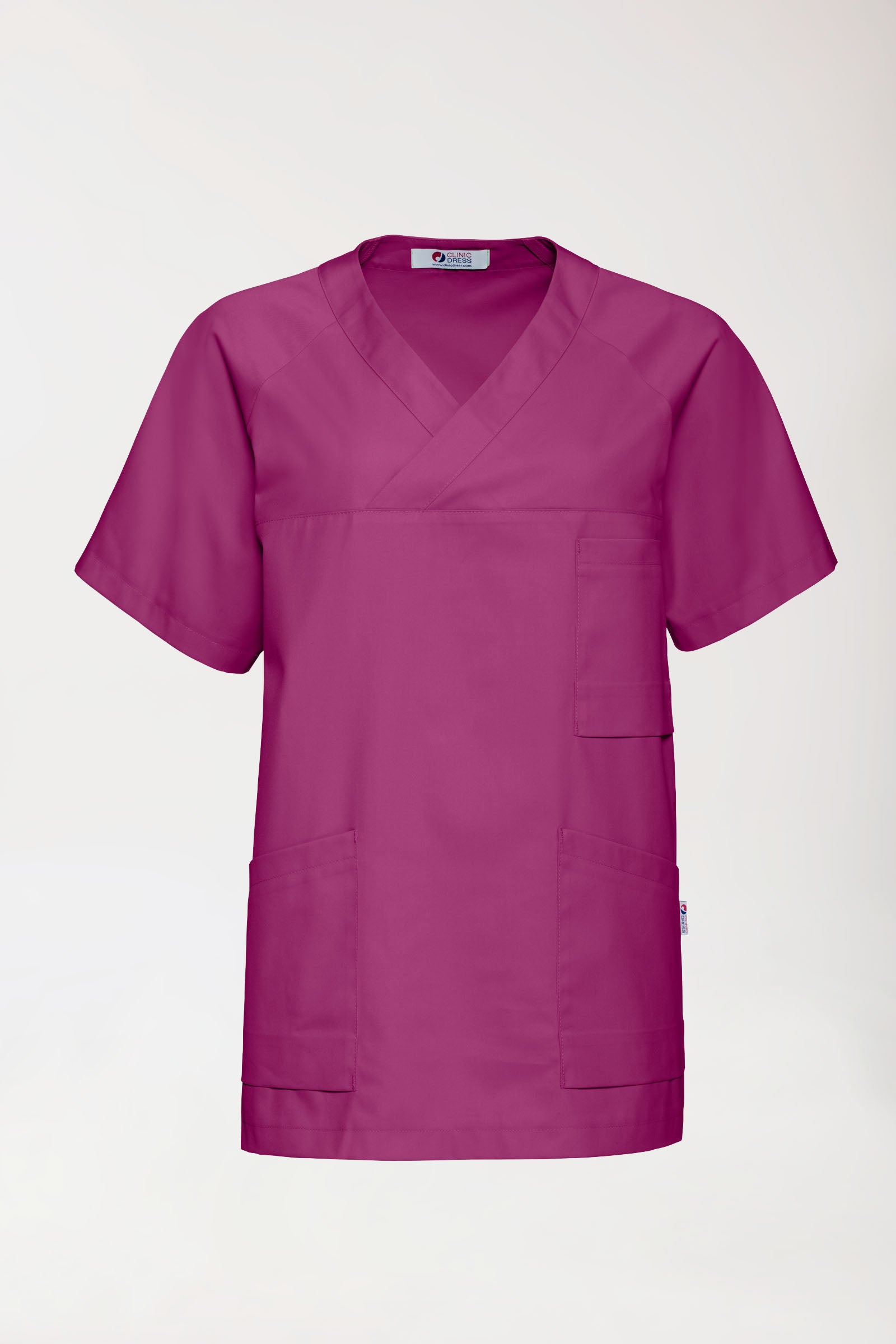 CORE Schlupfkasack Herren - V-Ausschnitt berry