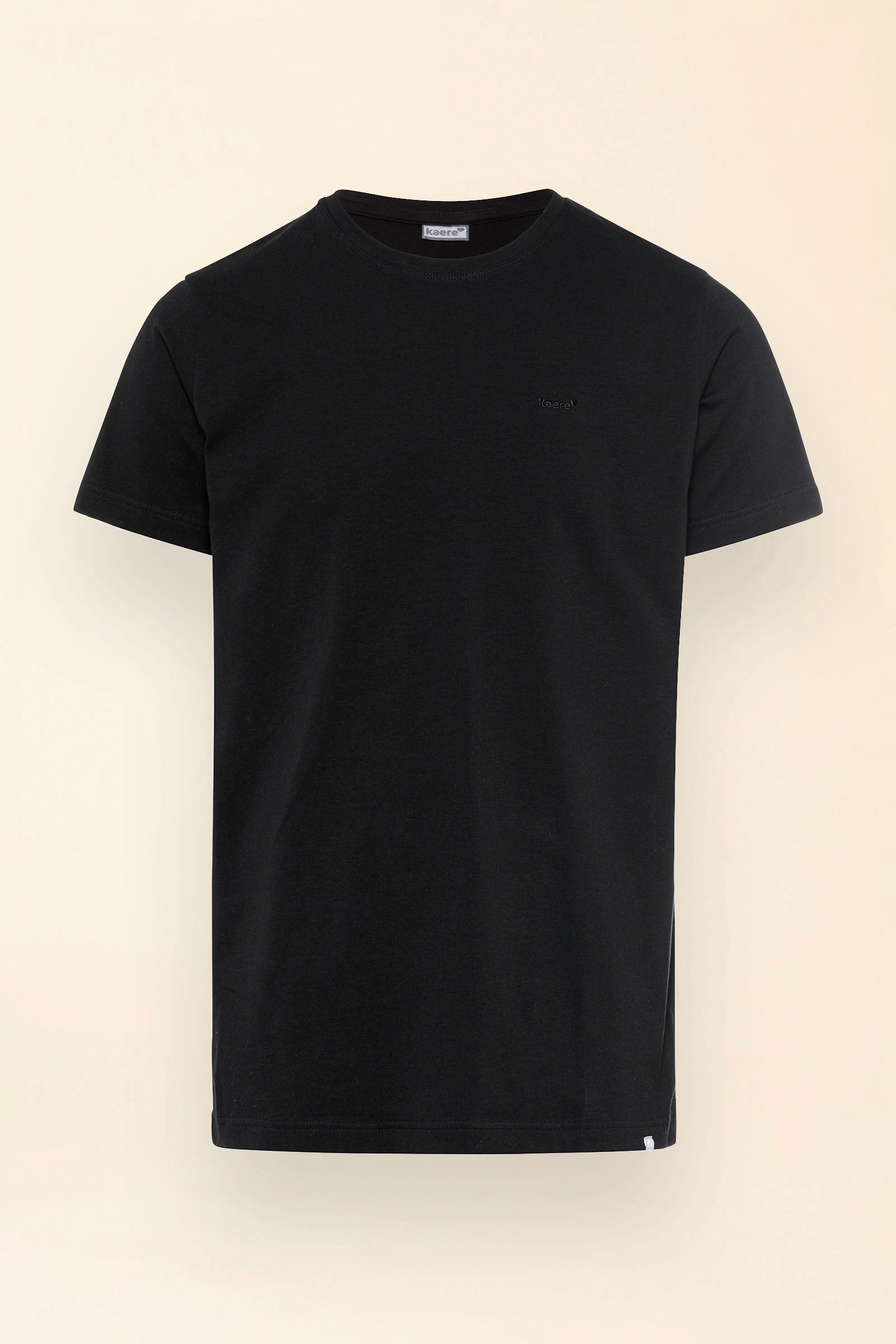 KAERE Shirt Herren - Kurzarm schwarz, Vorderansicht