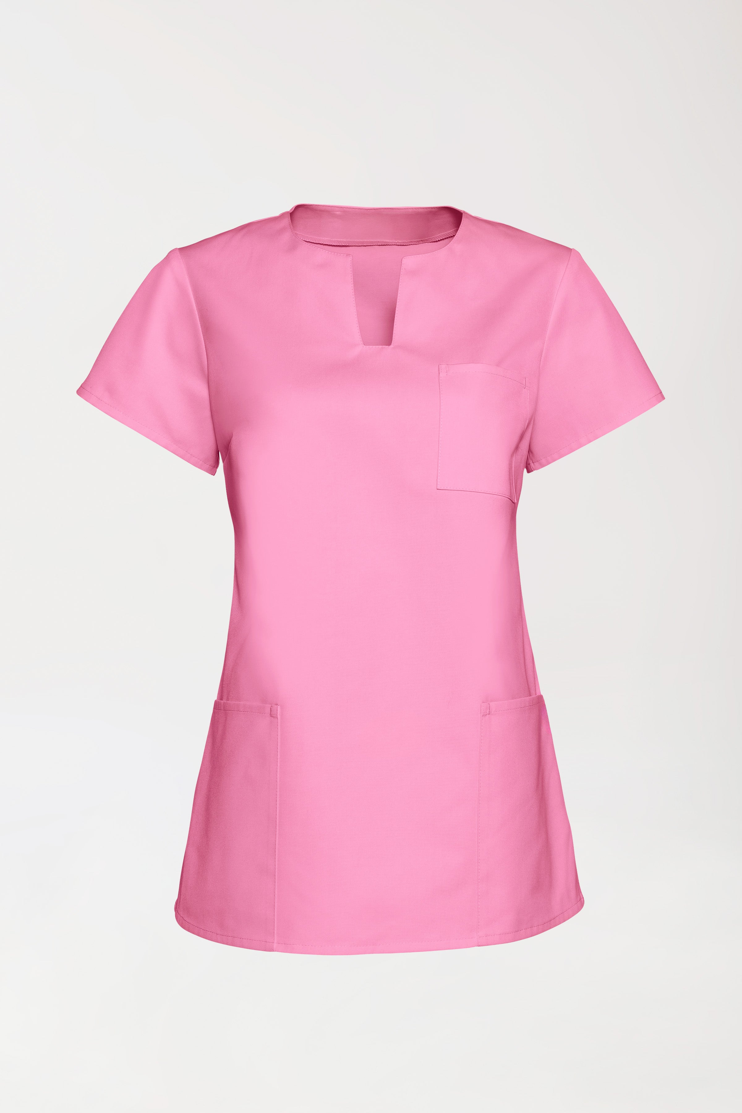 JUST STRONG Schlupfkasack Damen - eckiger Ausschnitt rosy pink