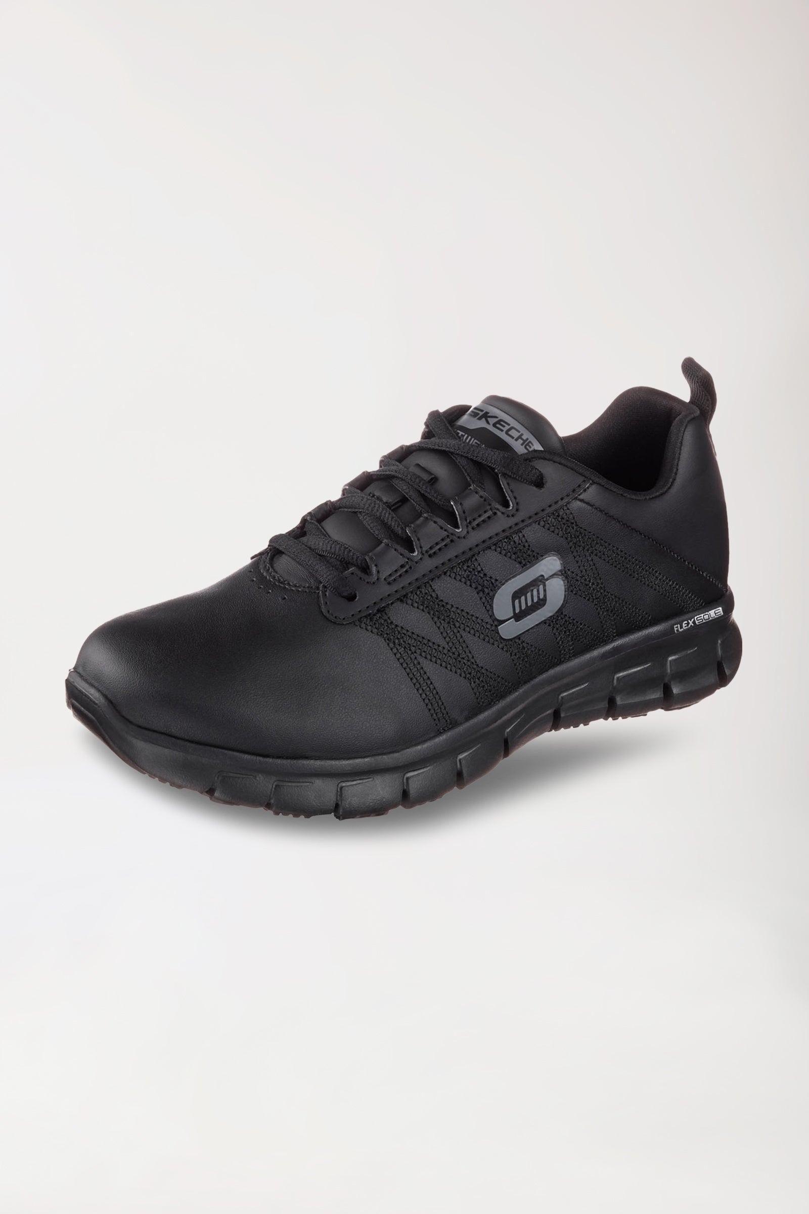 Damen Berufsschuh-SKECHERS-schwarz, Vorderansicht