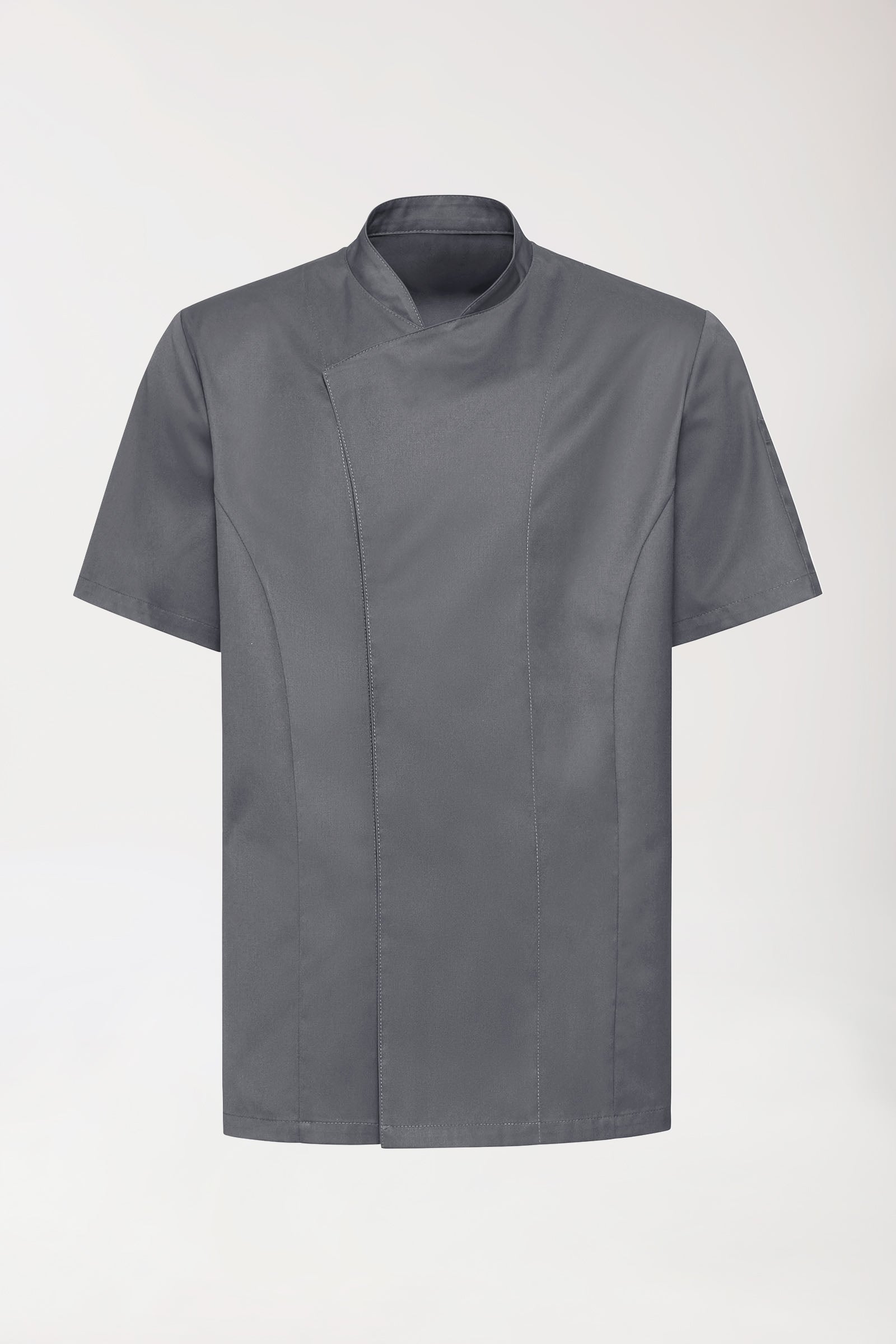 Gastro Kochjacke Herren - 1/2 Arm steingrau