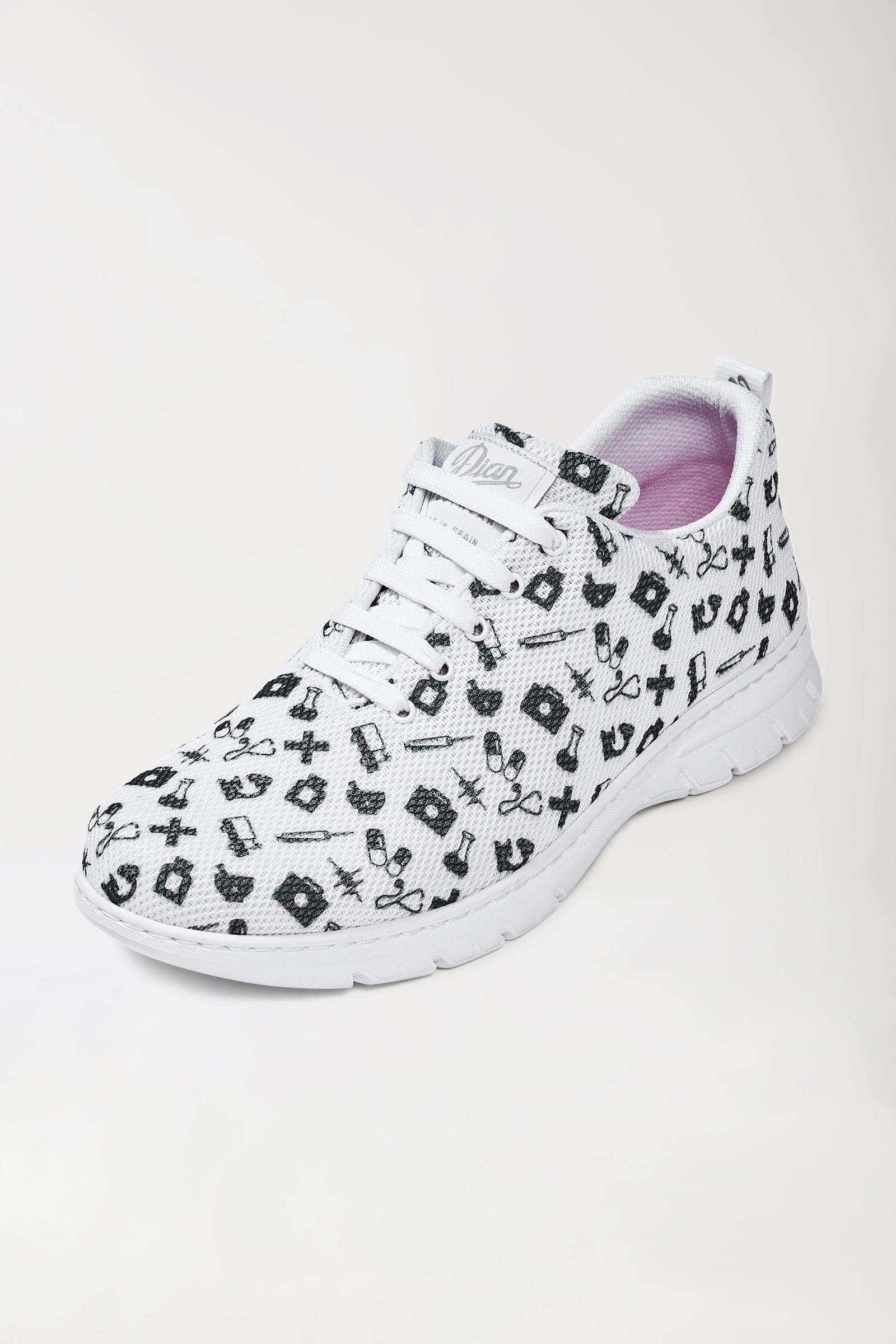 Unisex Berufsschuh weiß/schwarz