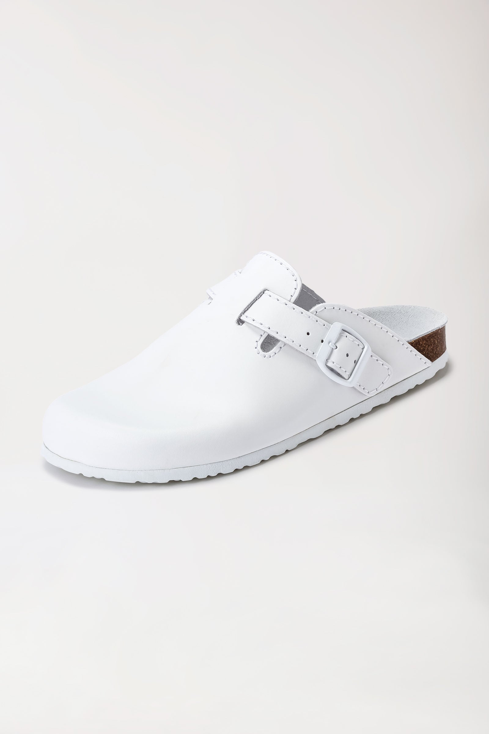Unisex Clog weiß, Vorderansicht