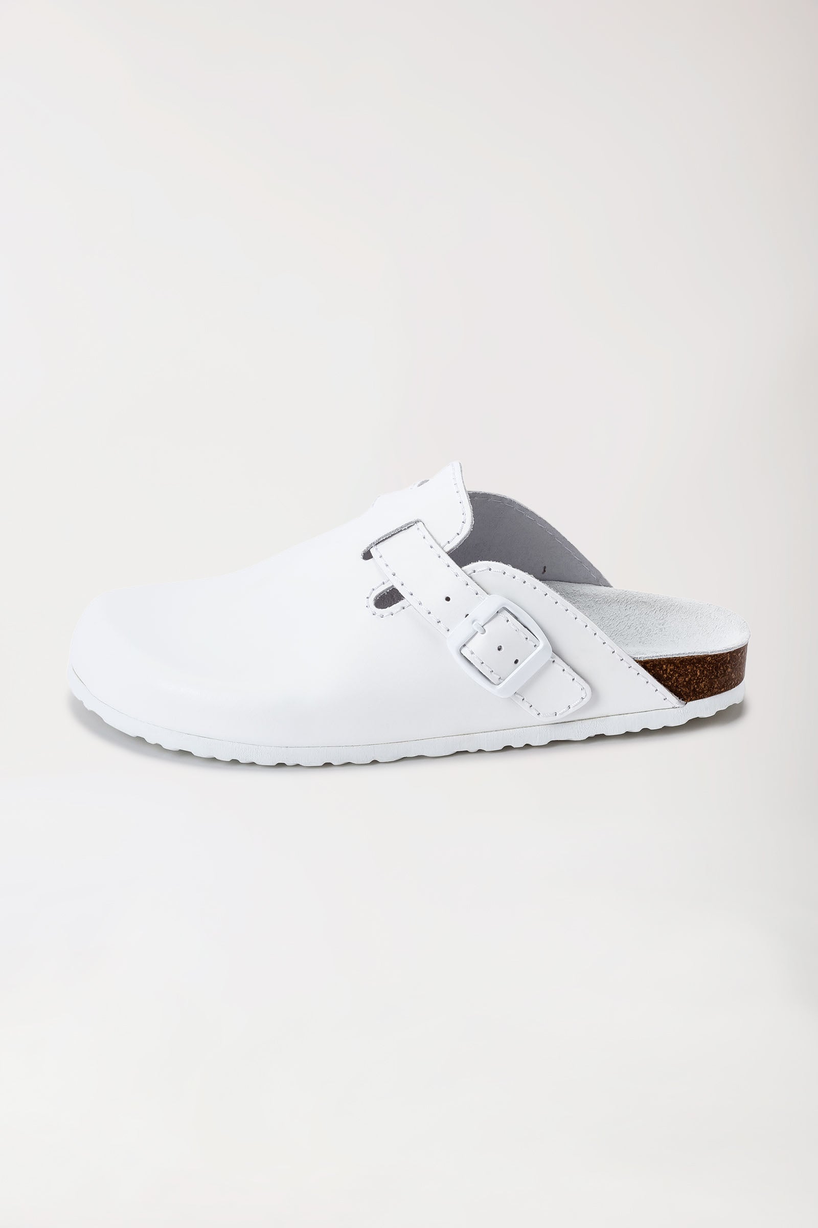 Unisex Clog weiß, Vorderansicht