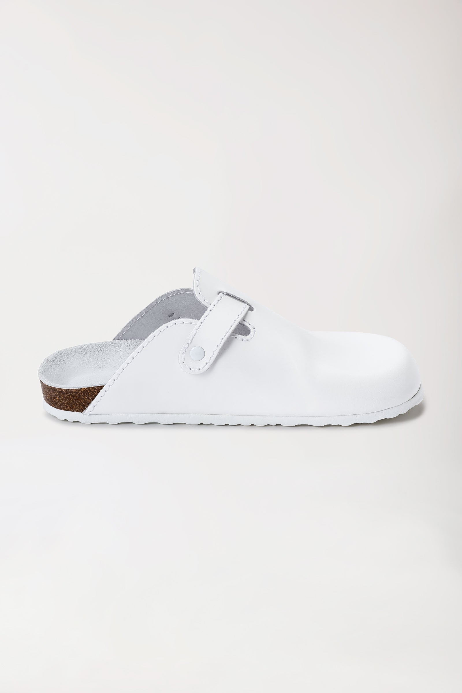 Unisex Clog weiß, Vorderansicht