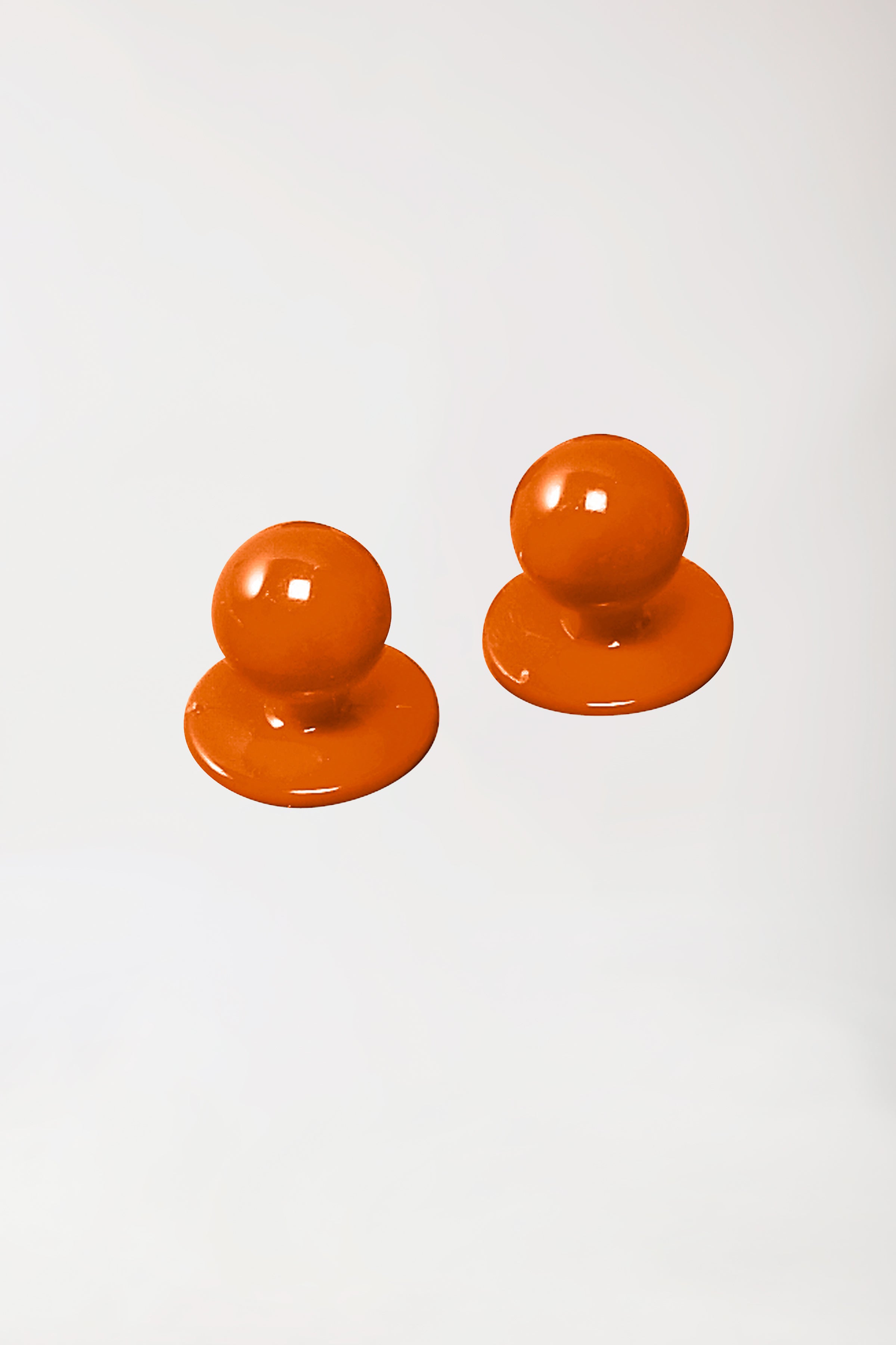 Gastro Kugelknöpfe Unisex - 12 Stück orange
