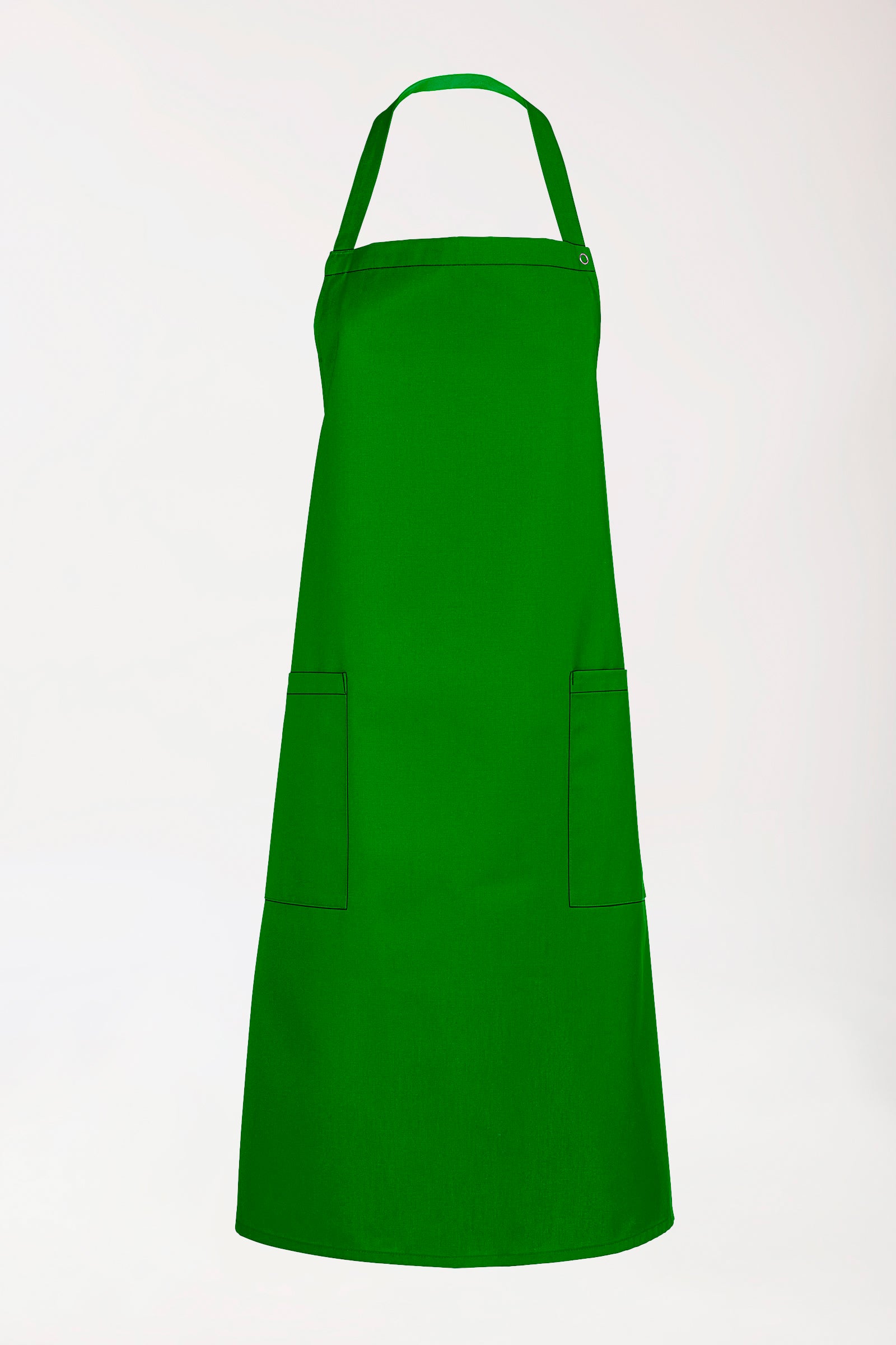 Gastro Latzschürze Unisex - Einheitsgröße grün