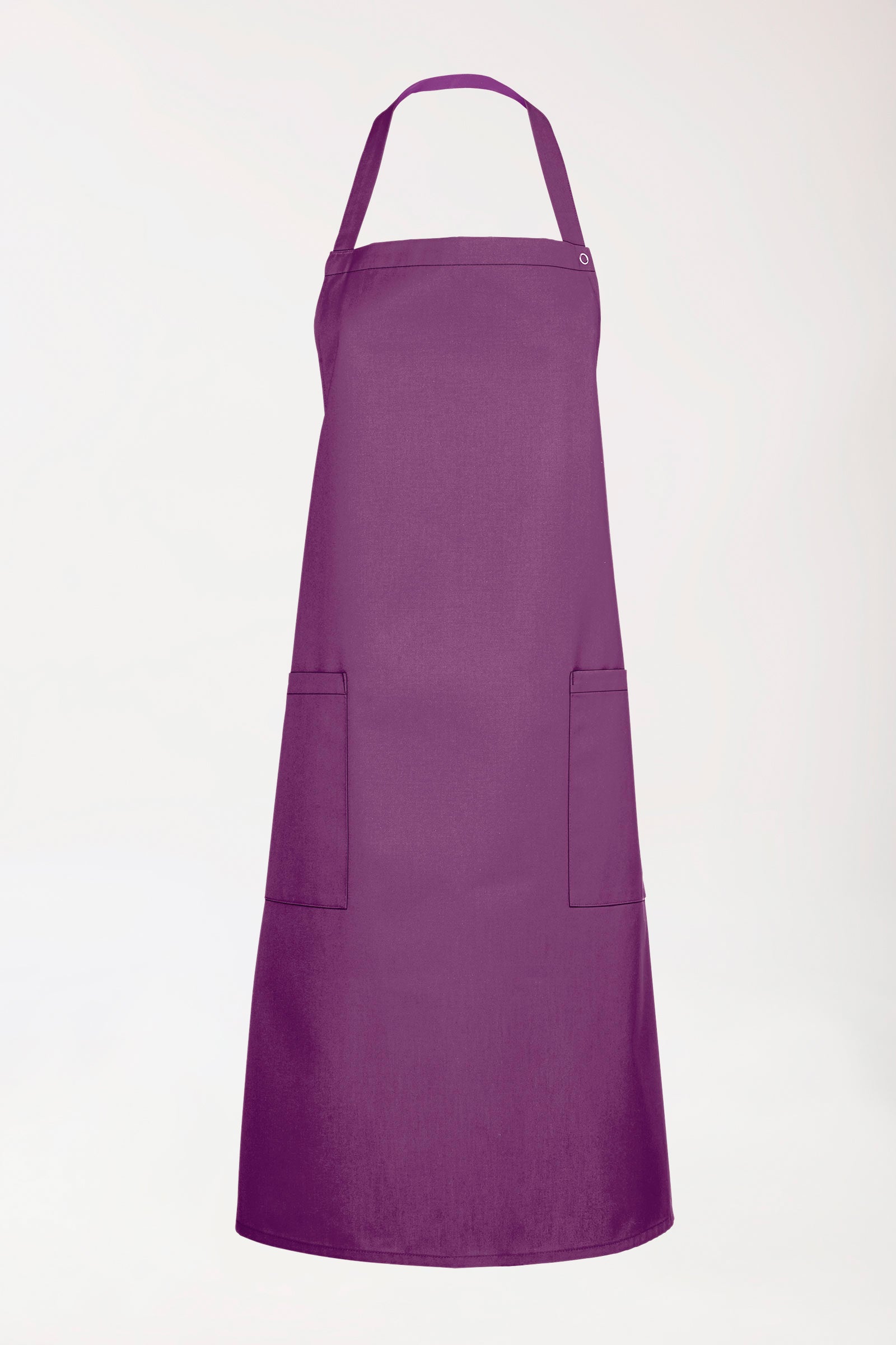 Gastro Latzschürze Unisex - Einheitsgröße pflaume