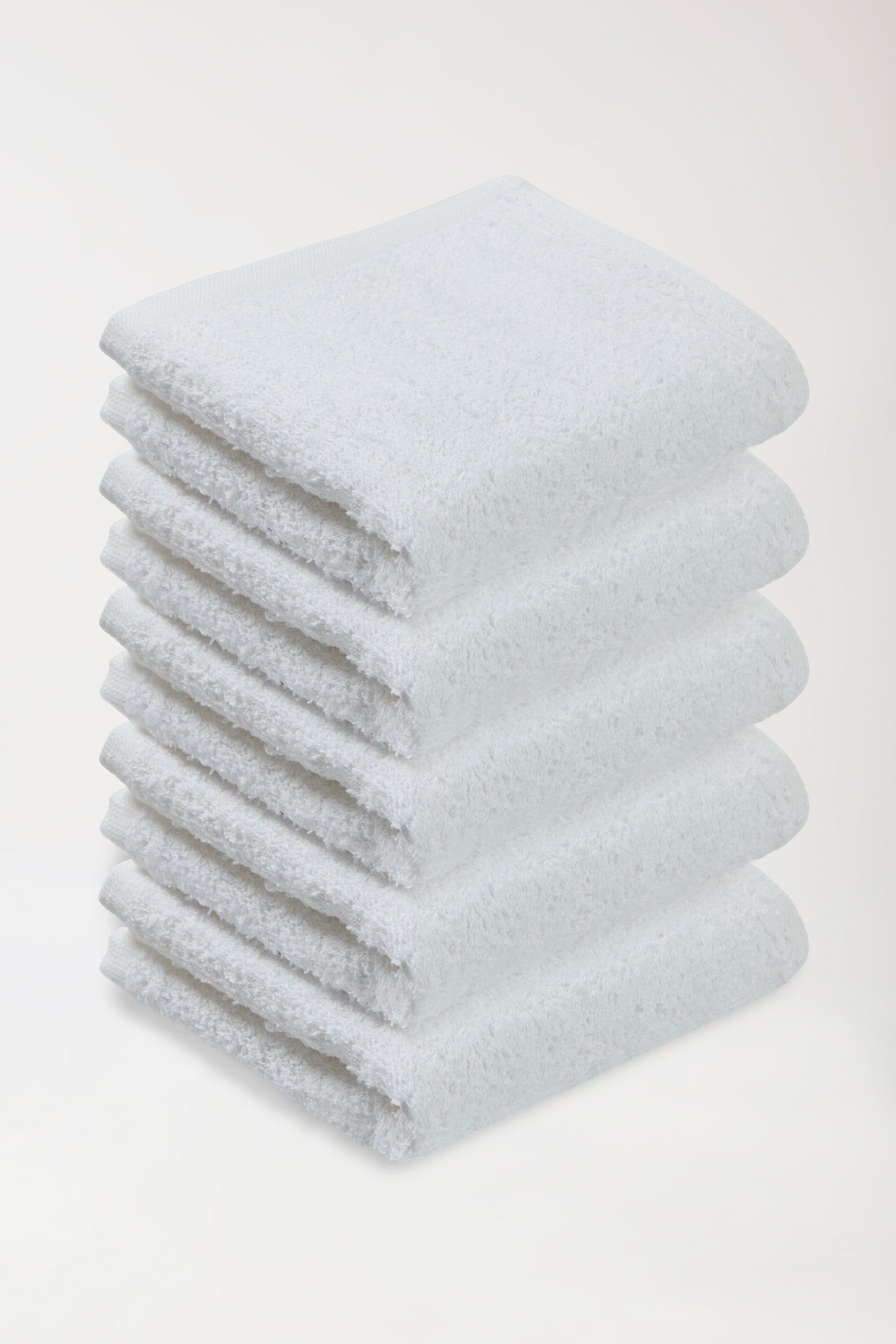 Gästetuch weiß 30x30 cm, Vorderansicht