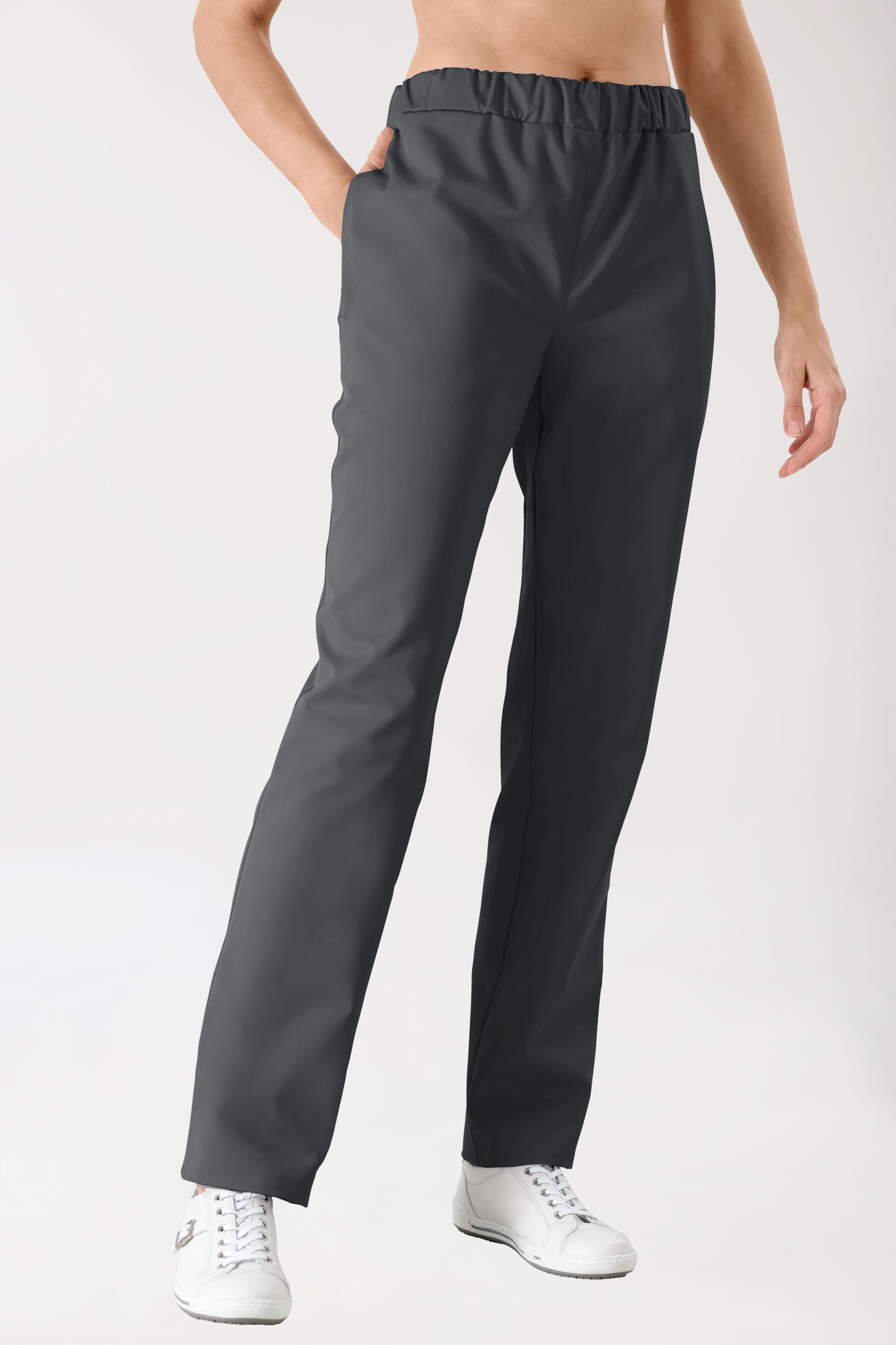 JUST STRONG Hose Unisex - Gummibund anthrazit, Vorderansicht