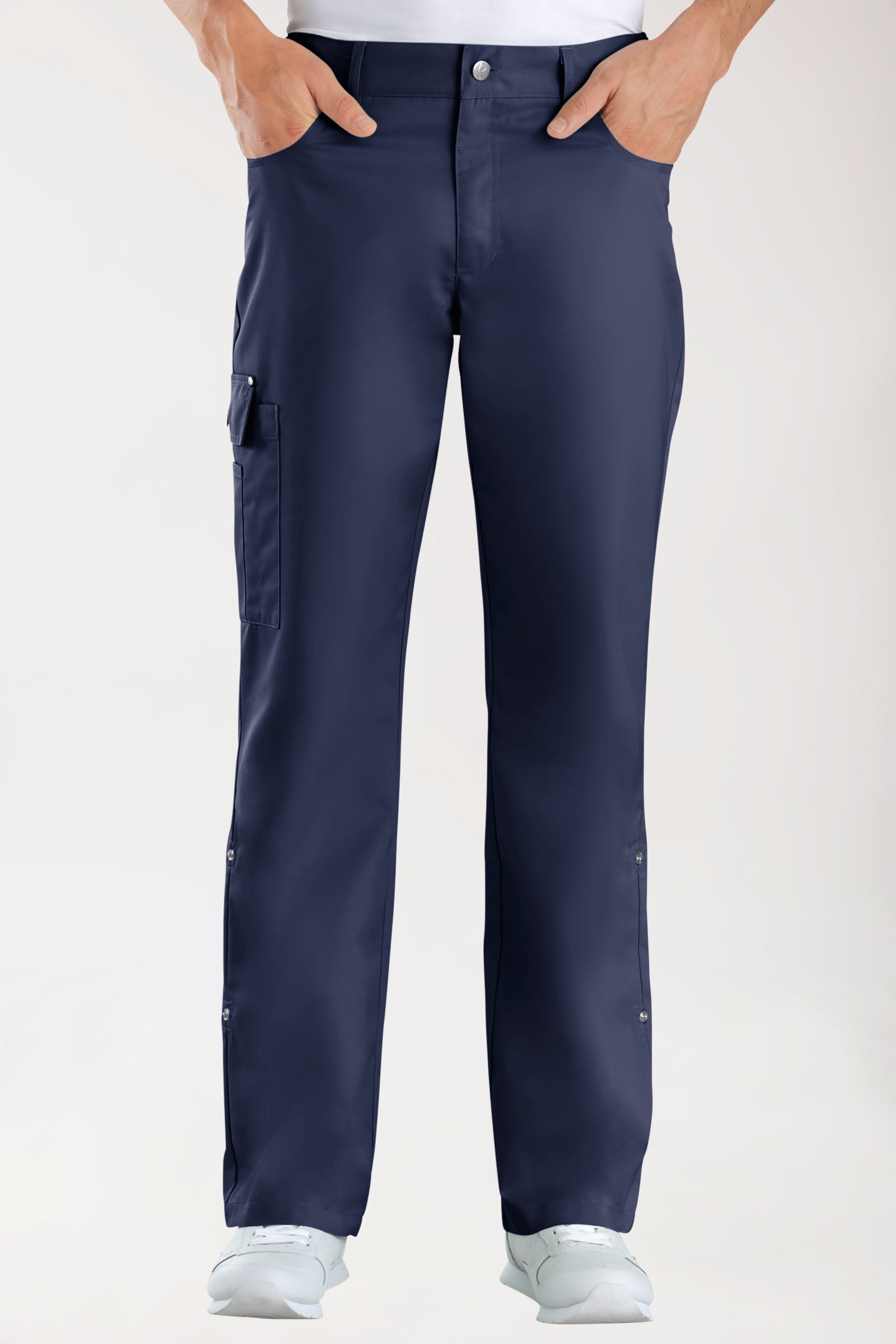 JUST STRONG Hose Unisex - Teilgummibund navy, Vorderansicht