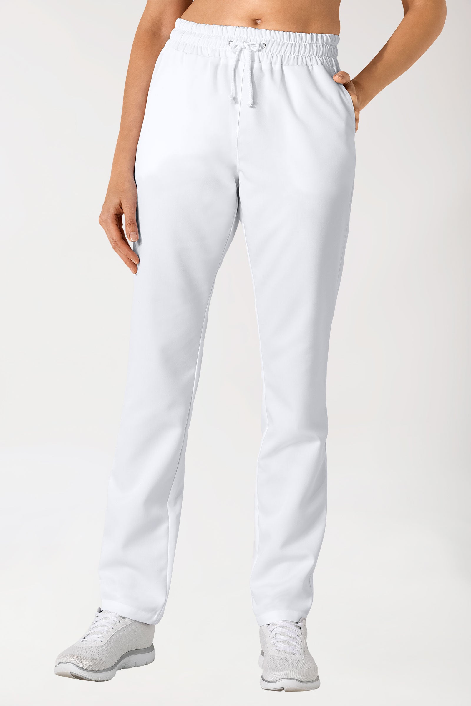 GREEN Hose Unisex - Gummibund weiß, Vorderansicht