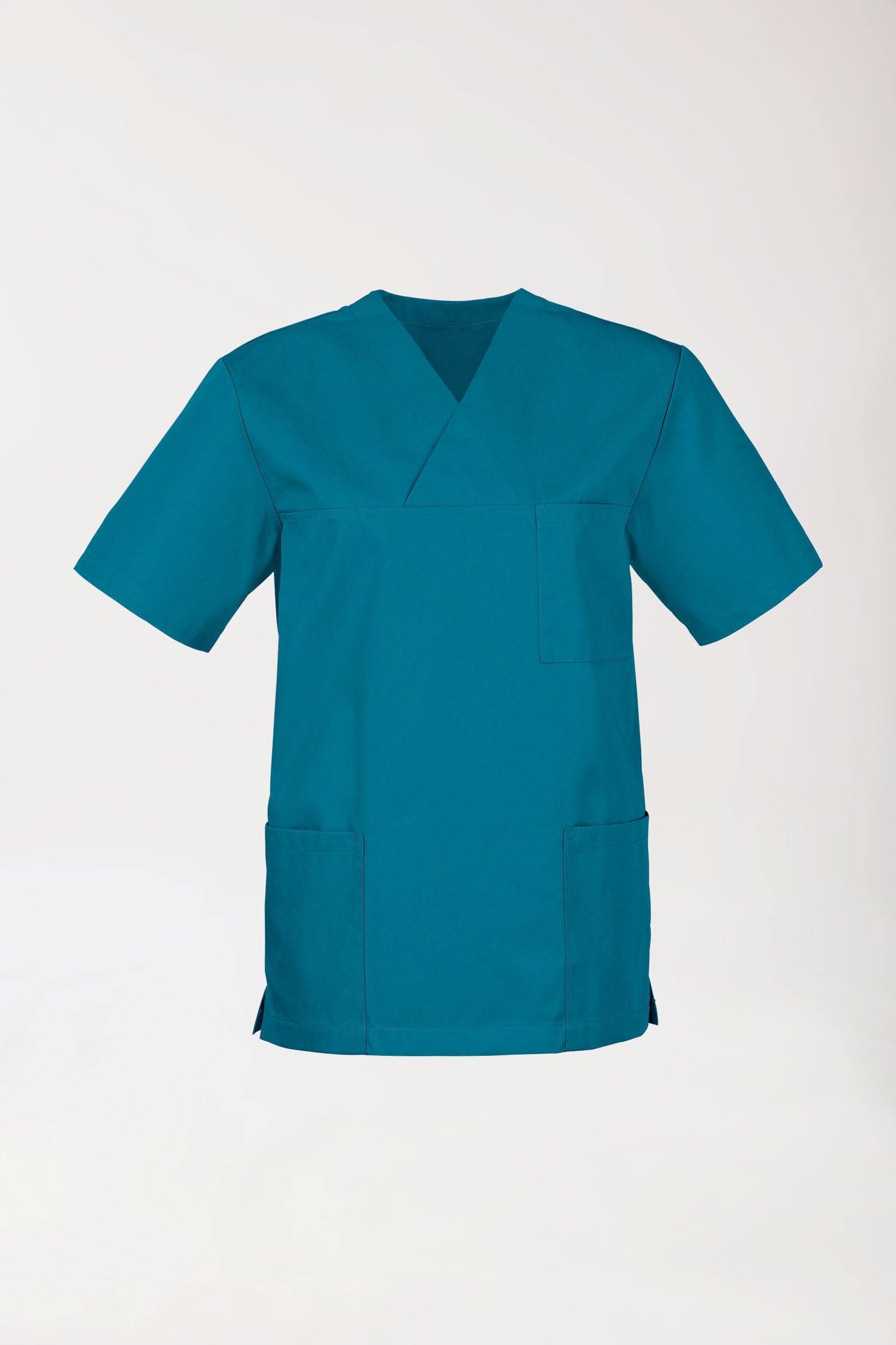 JUST STRONG Schlupfkasack Unisex - V-Ausschnitt petrol