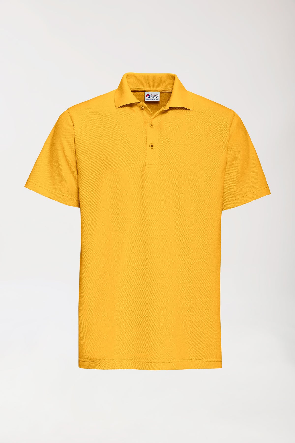 CORE Shirt Unisex - Polokragen sonnengelb, Vorderansicht