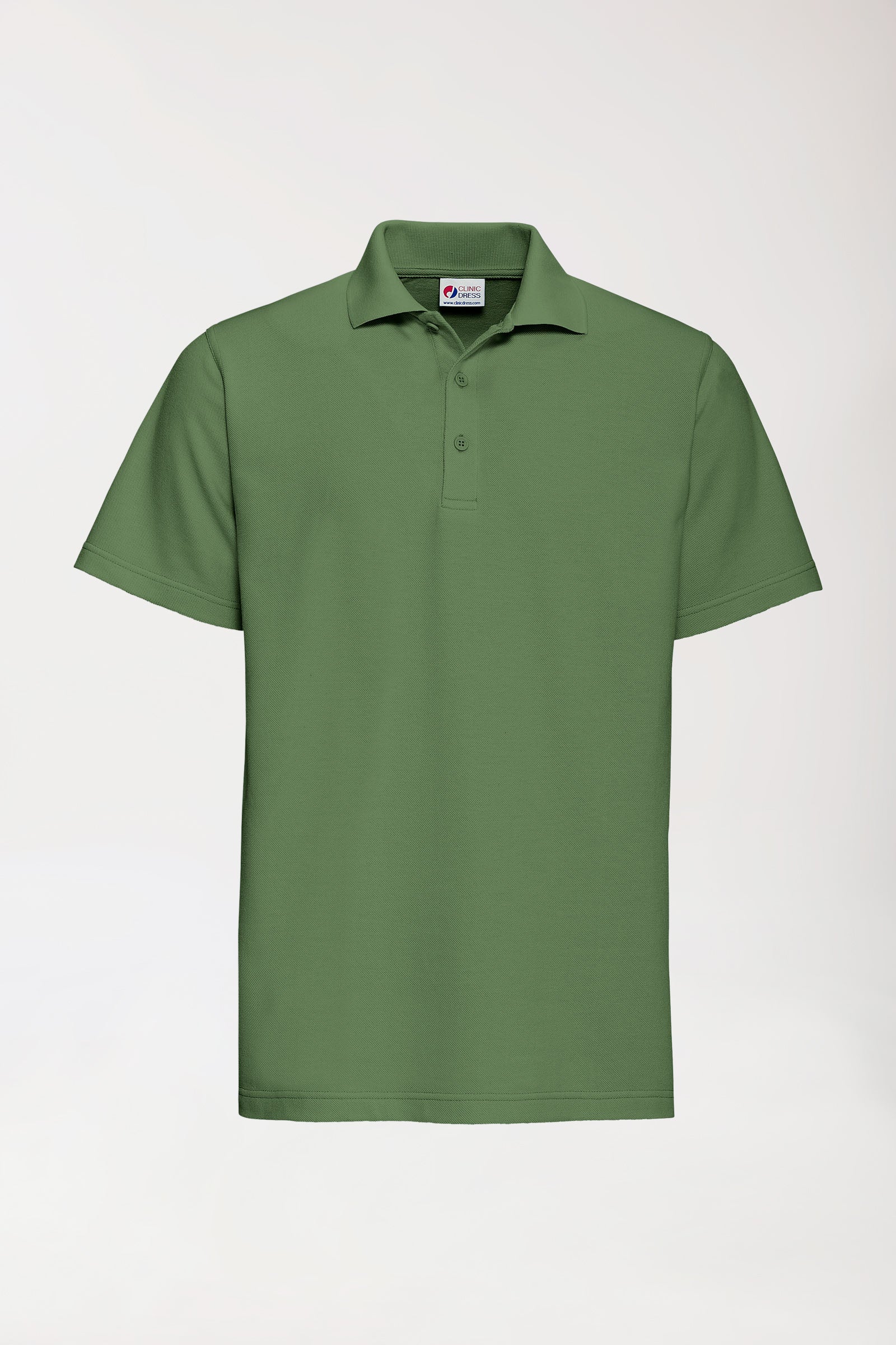 CORE Shirt Unisex - Polokragen wiesengrün