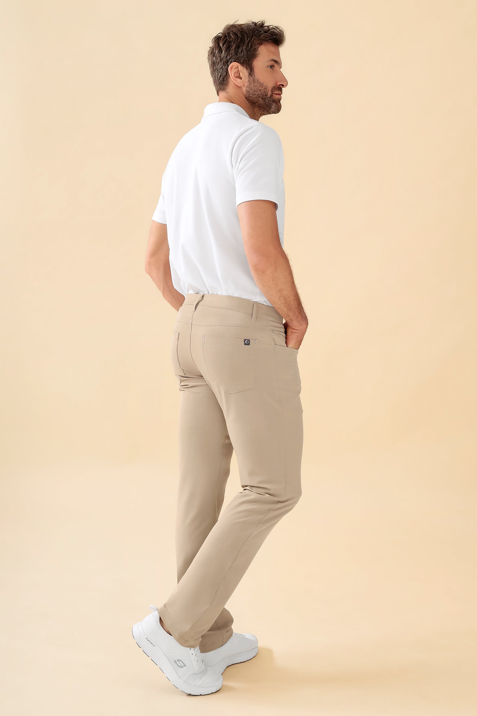 KAERE Hose Herren - 5-Pocket sand, Rückansicht 