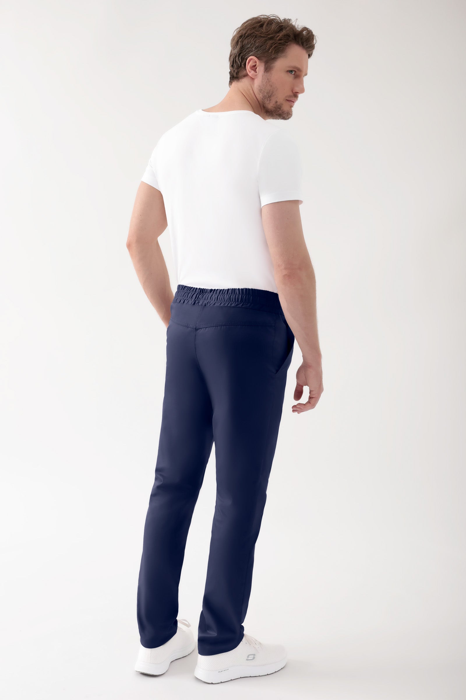 CORE Hose Unisex - hoher Bund navy, Rückansicht 