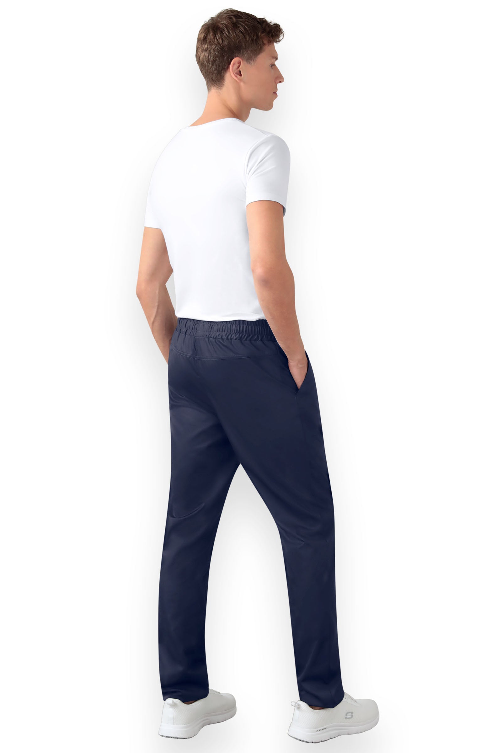 Hose Unisex - hoher Bund tinte, Rückansicht 