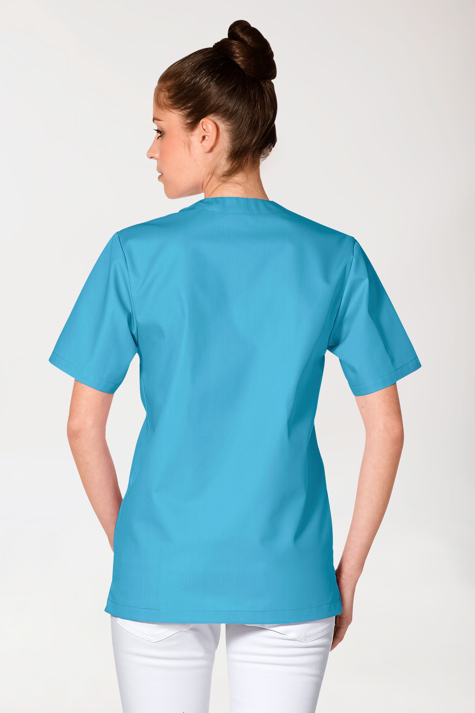 JUST STRONG Schlupfkasack Unisex - V-Ausschnitt türkis