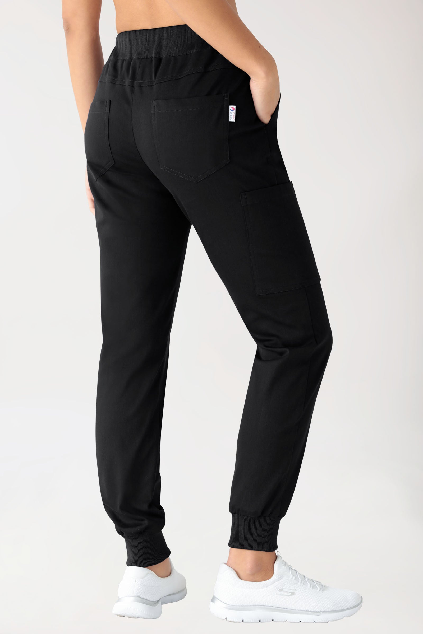 COMFY FLEX Hose Damen - Jogpants schwarz, Rückansicht 