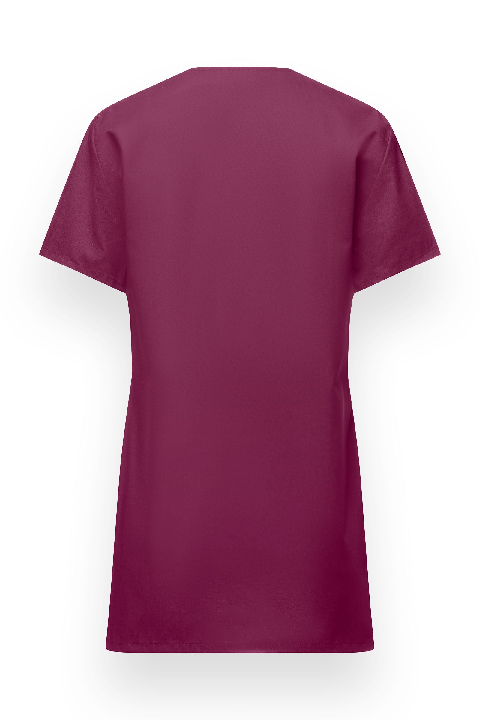 Stretch Kasack Damen - durchgeknöpft berry