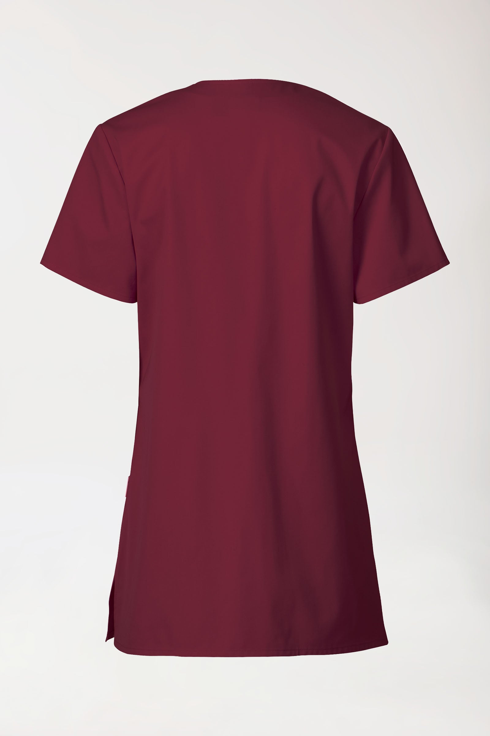 Beauty Kasack Damen - durchgeknöpft bordeaux