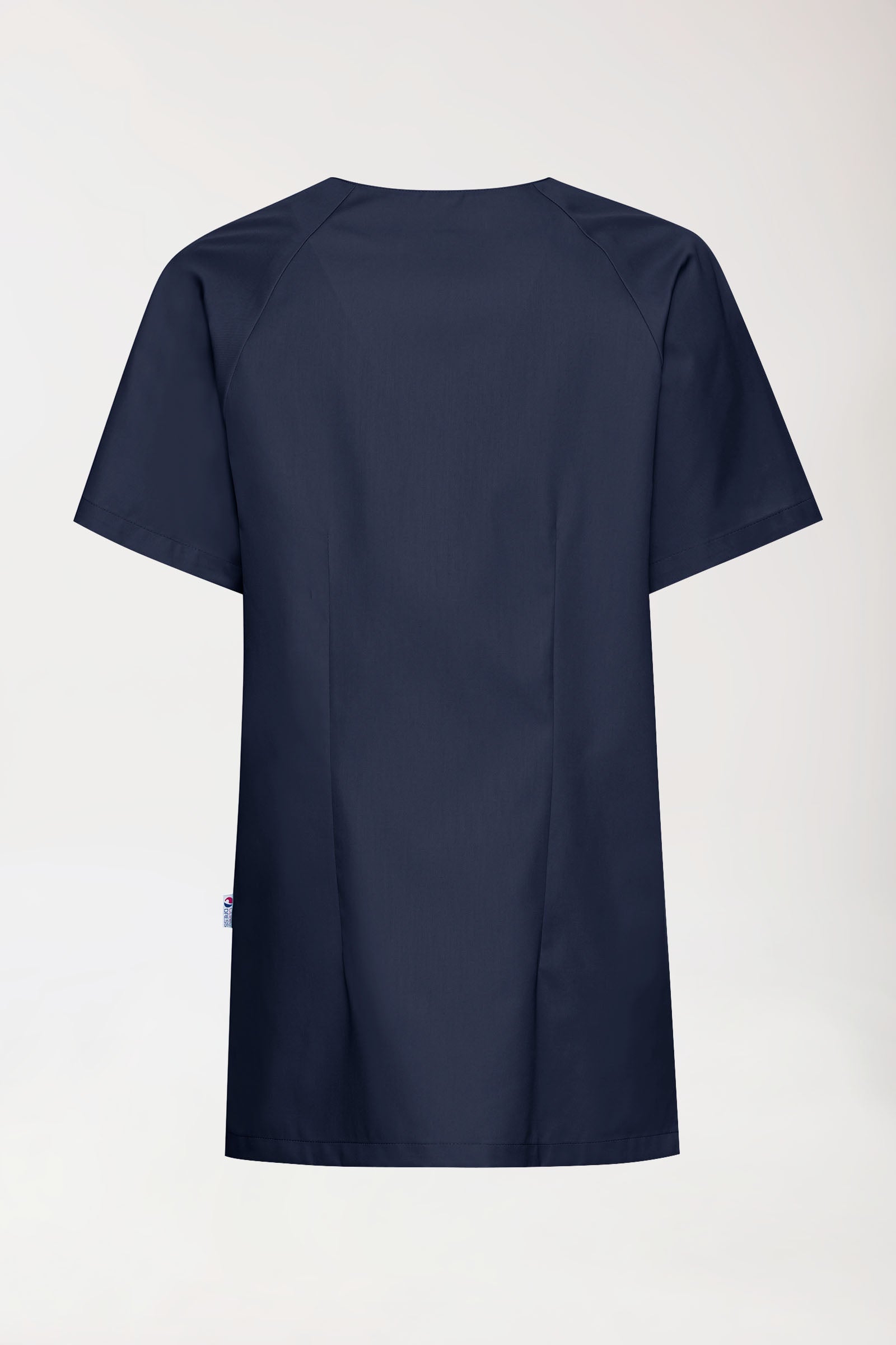 CORE Kasack Damen - durchgeknöpft navy, Rückansicht 