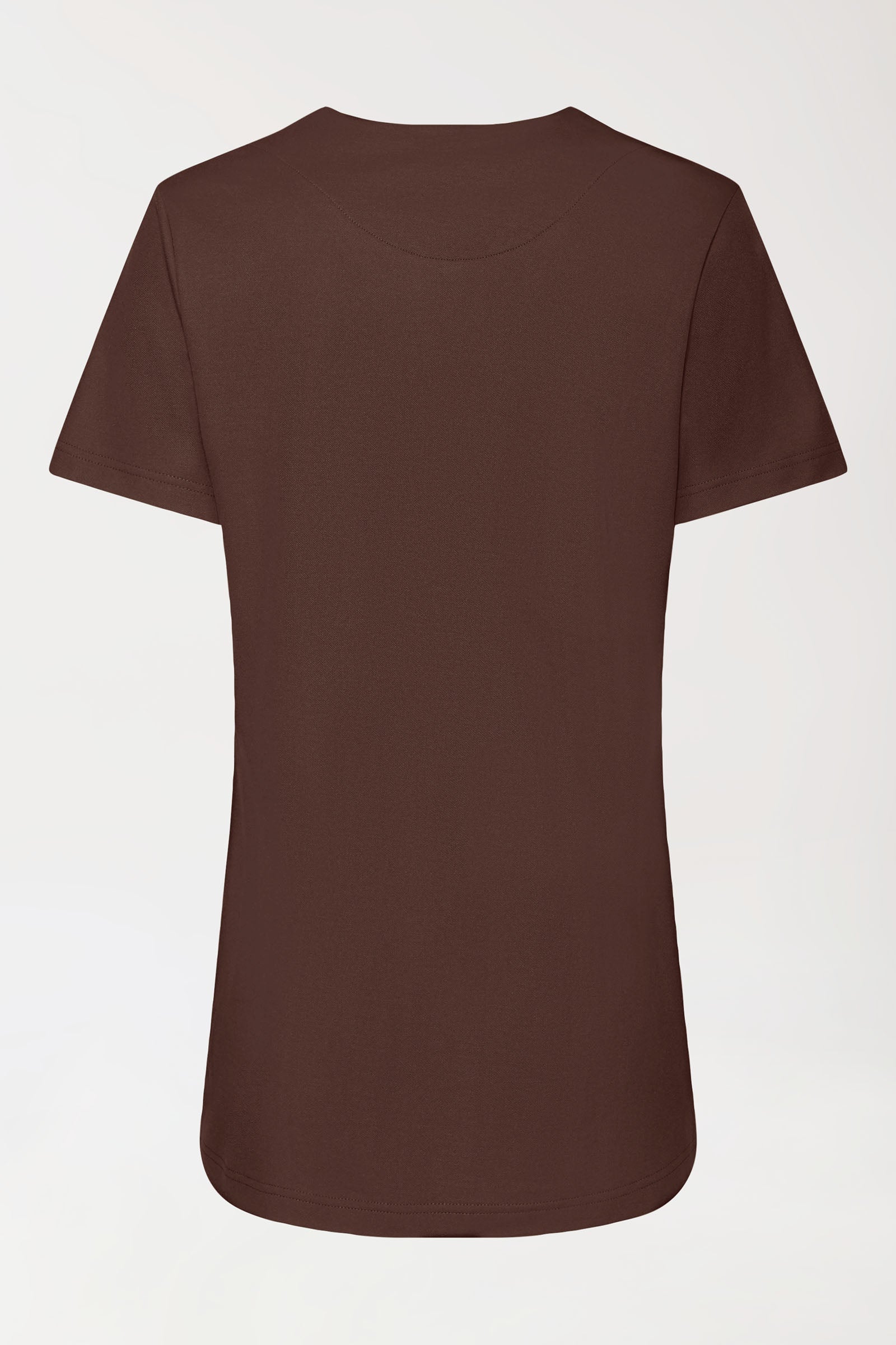 COMFY FLEX Stretch Schlupfkasack Damen - Herzausschnitt coffee