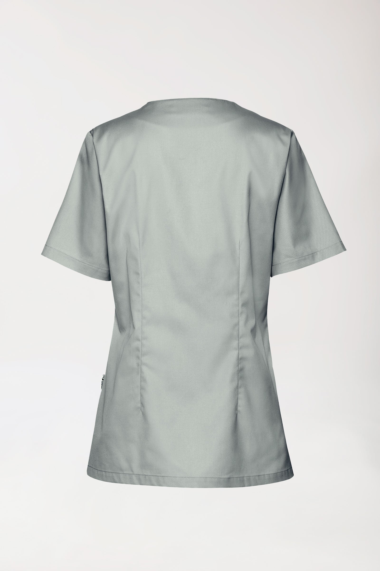 CORE Schlupfkasack Damen - Herzausschnitt grau, Rückansicht 