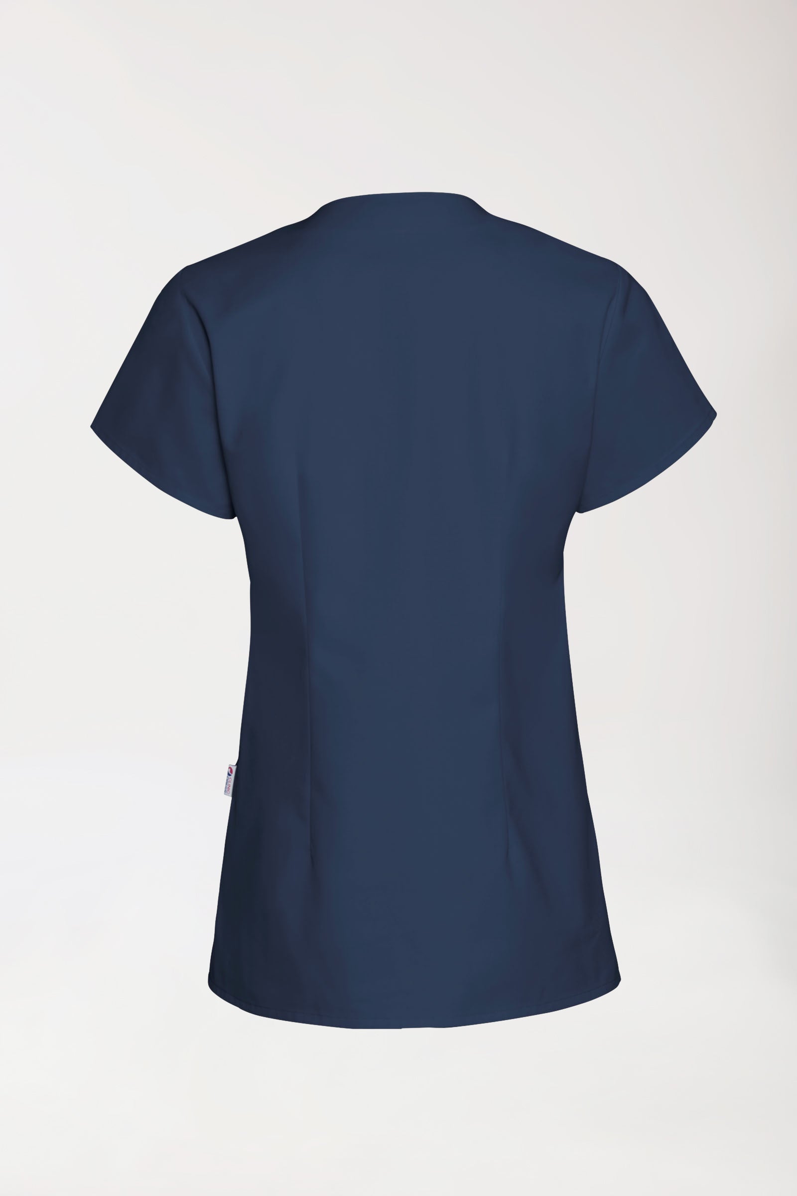 JUST STRONG Schlupfkasack Damen - eckiger Ausschnitt navy, Rückansicht 