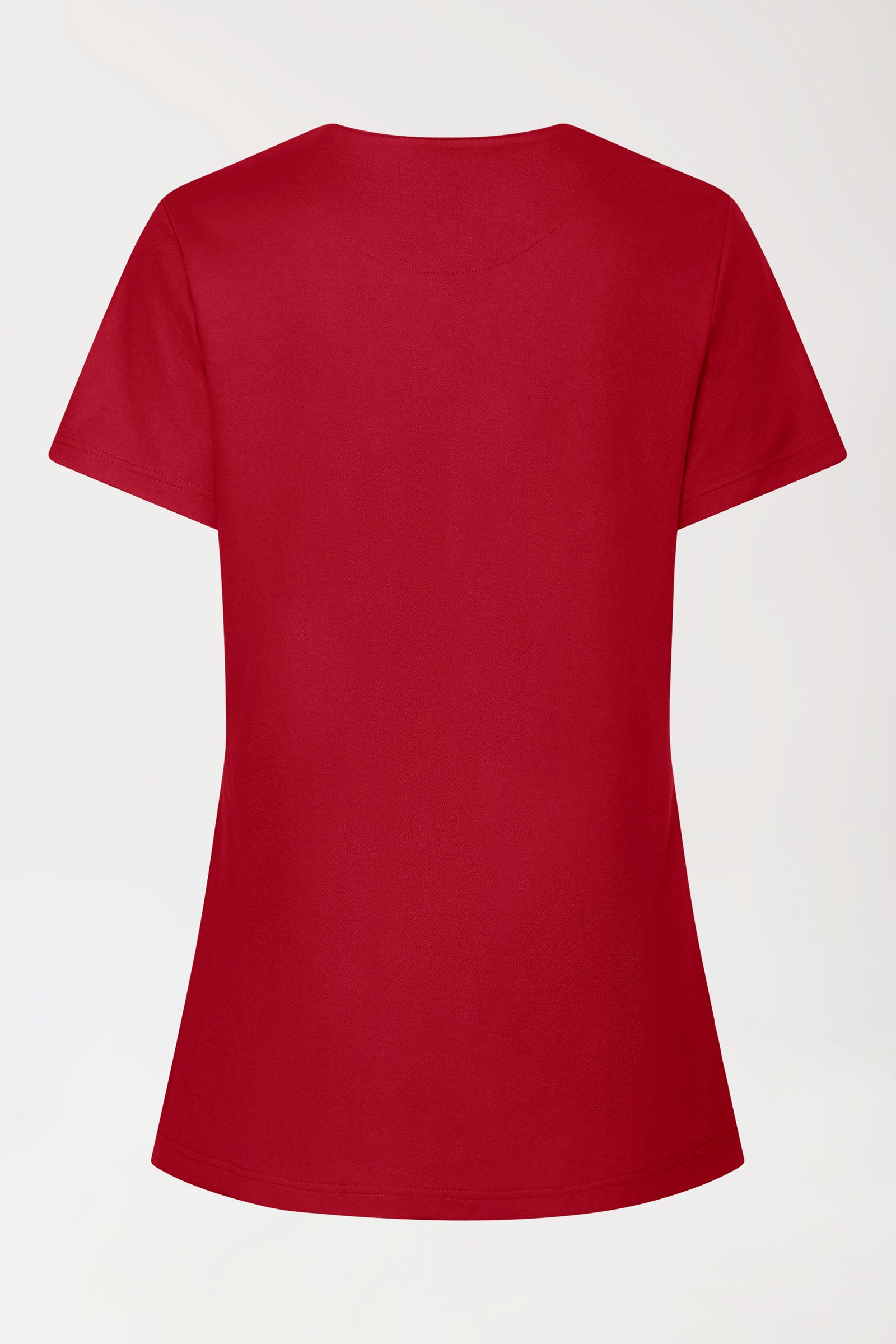 COMFY FLEX Stretch Schlupfkasack Damen - mit Druckknöpfen rot