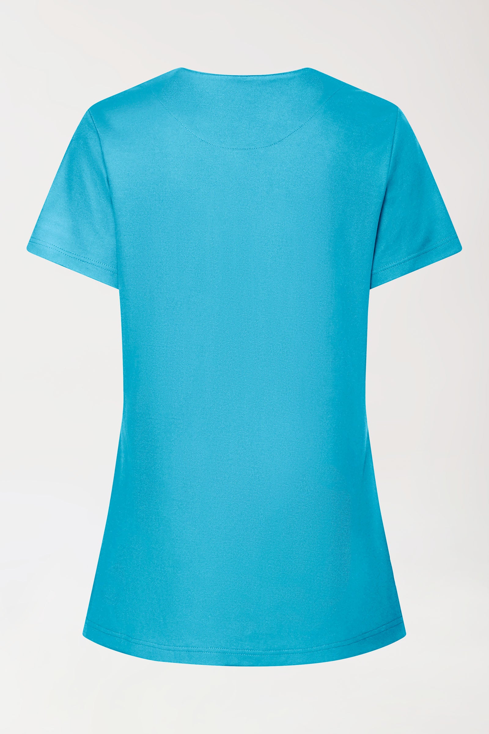 COMFY FLEX Stretch Schlupfkasack Damen - mit Druckknöpfen türkis