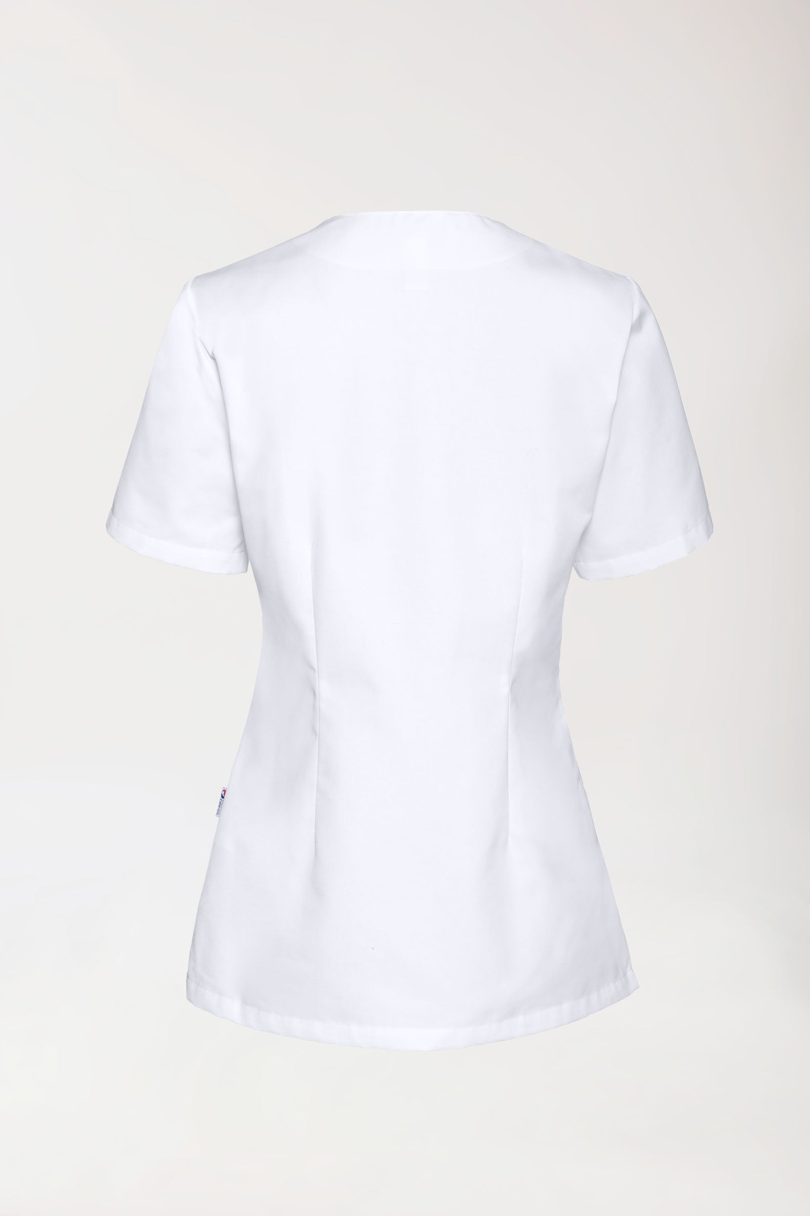 JUST STRONG Schlupfkasack Damen - V-Ausschnitt weiß